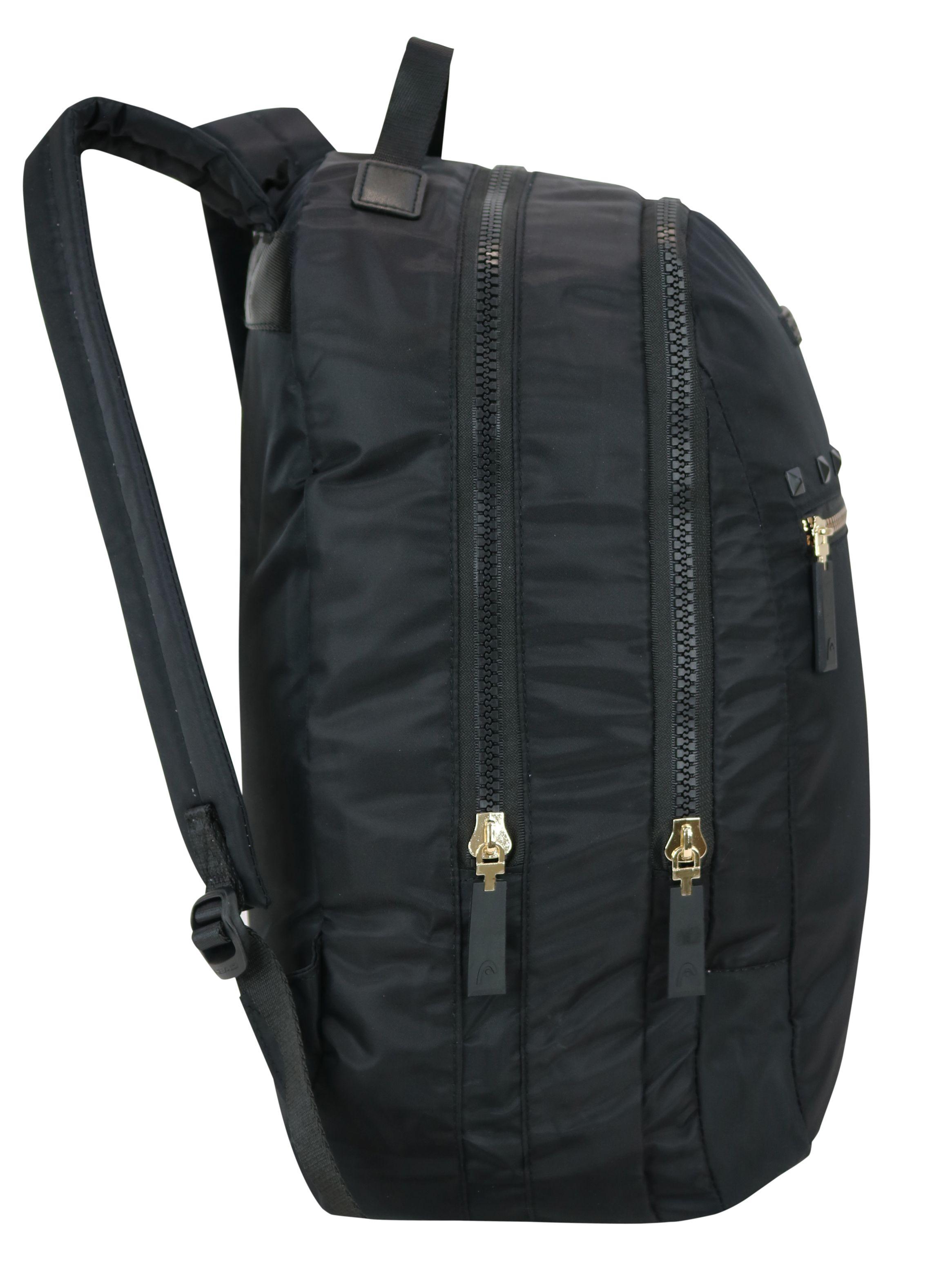 Mochila Notebook Cloud Negro Dorado-2