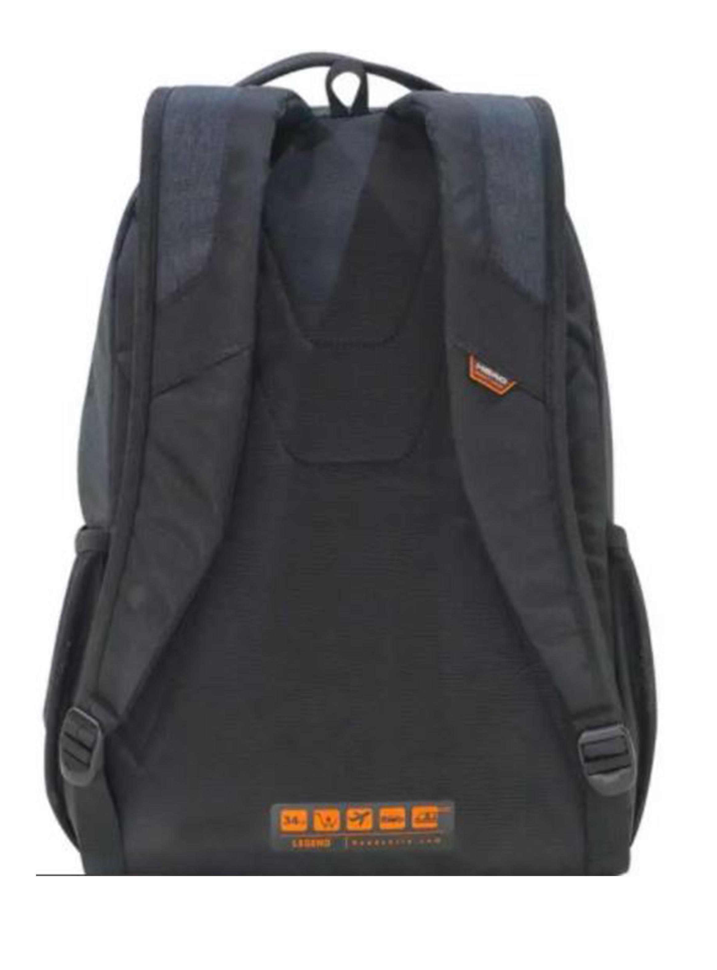 Mochila Notebook Lengend Melange Gris-1