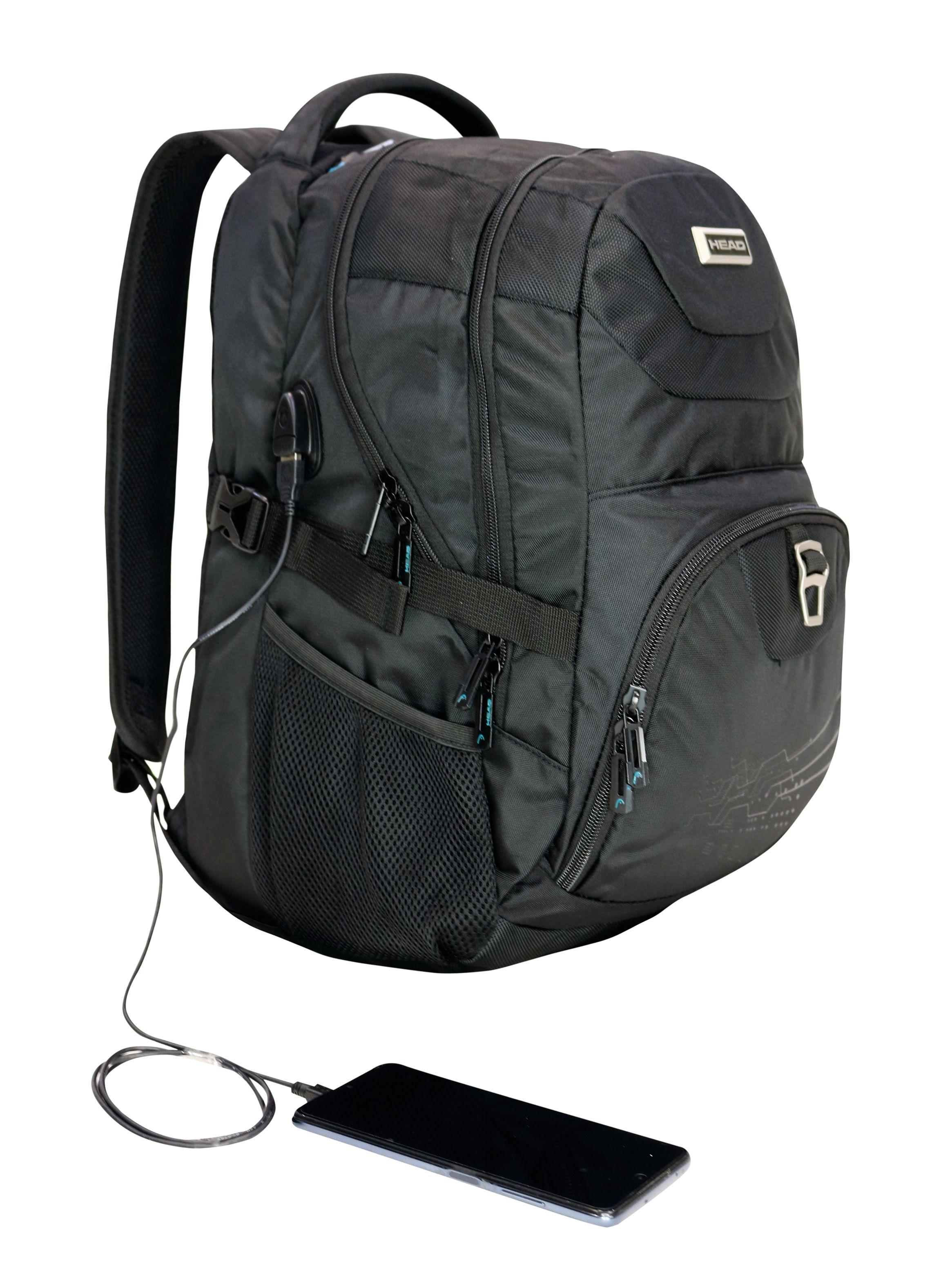 Mochila Notebook Q7 USB Negro-2