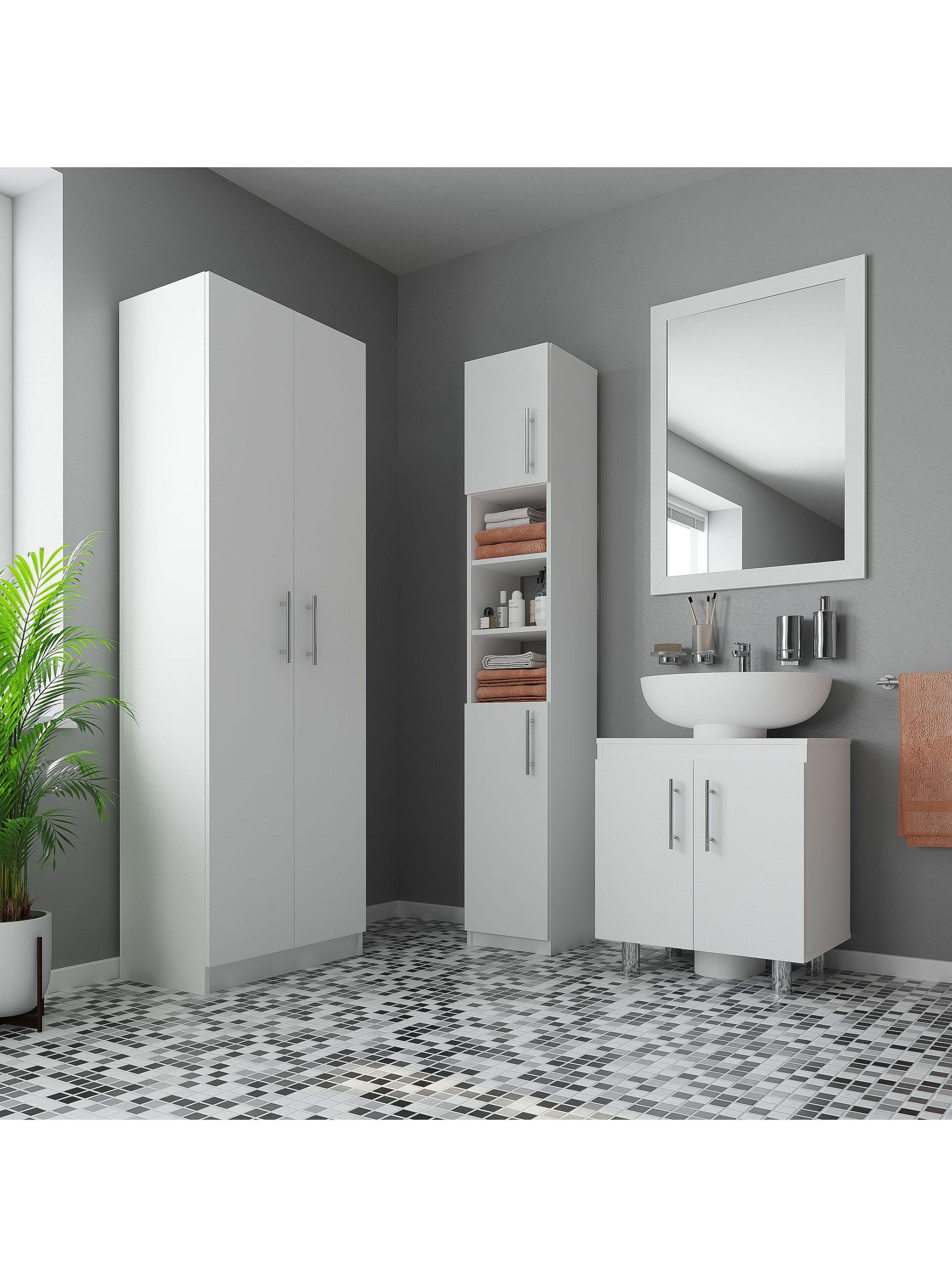 Organizador de Limpieza Blanco 60x35x180 cm CIC-2
