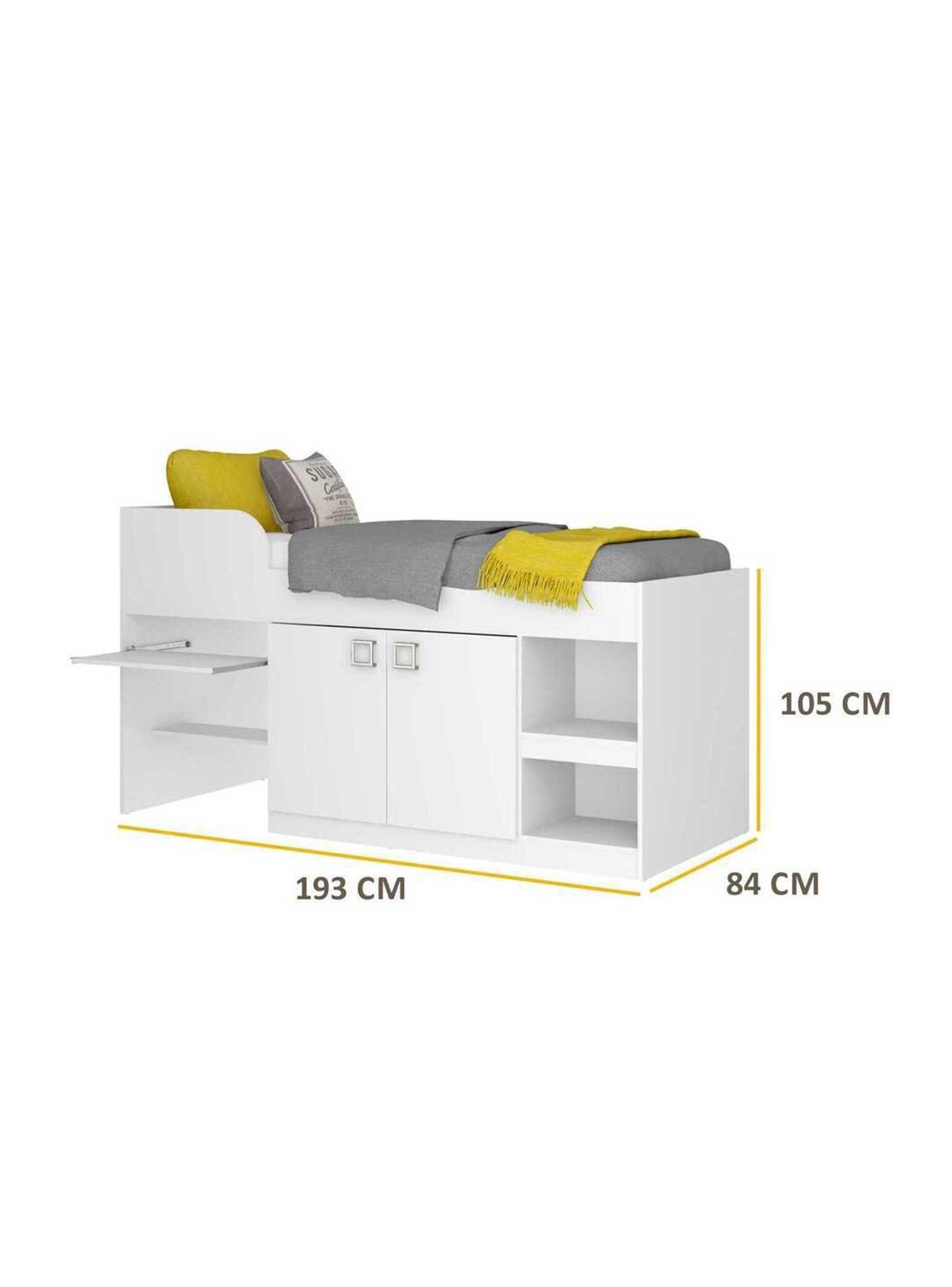Cama Multifuncional Blanca Kidscool-1