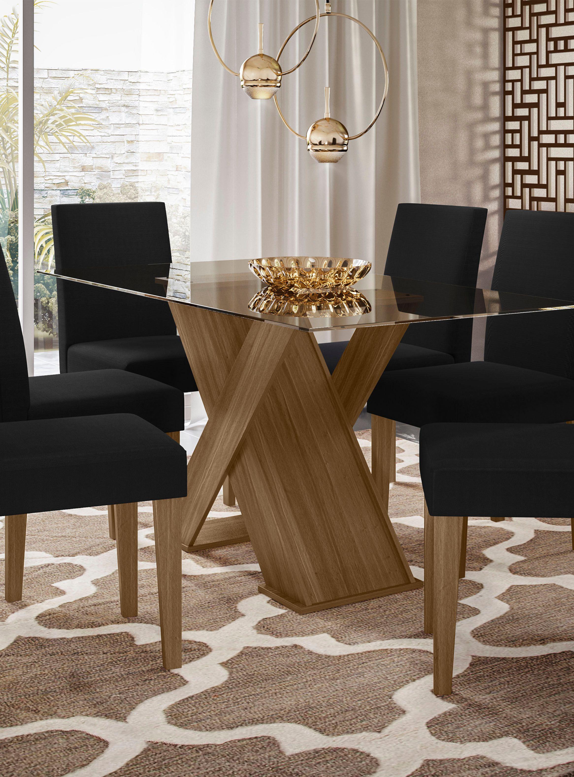 Juego de Comedor Cross + 6 Sillas-5