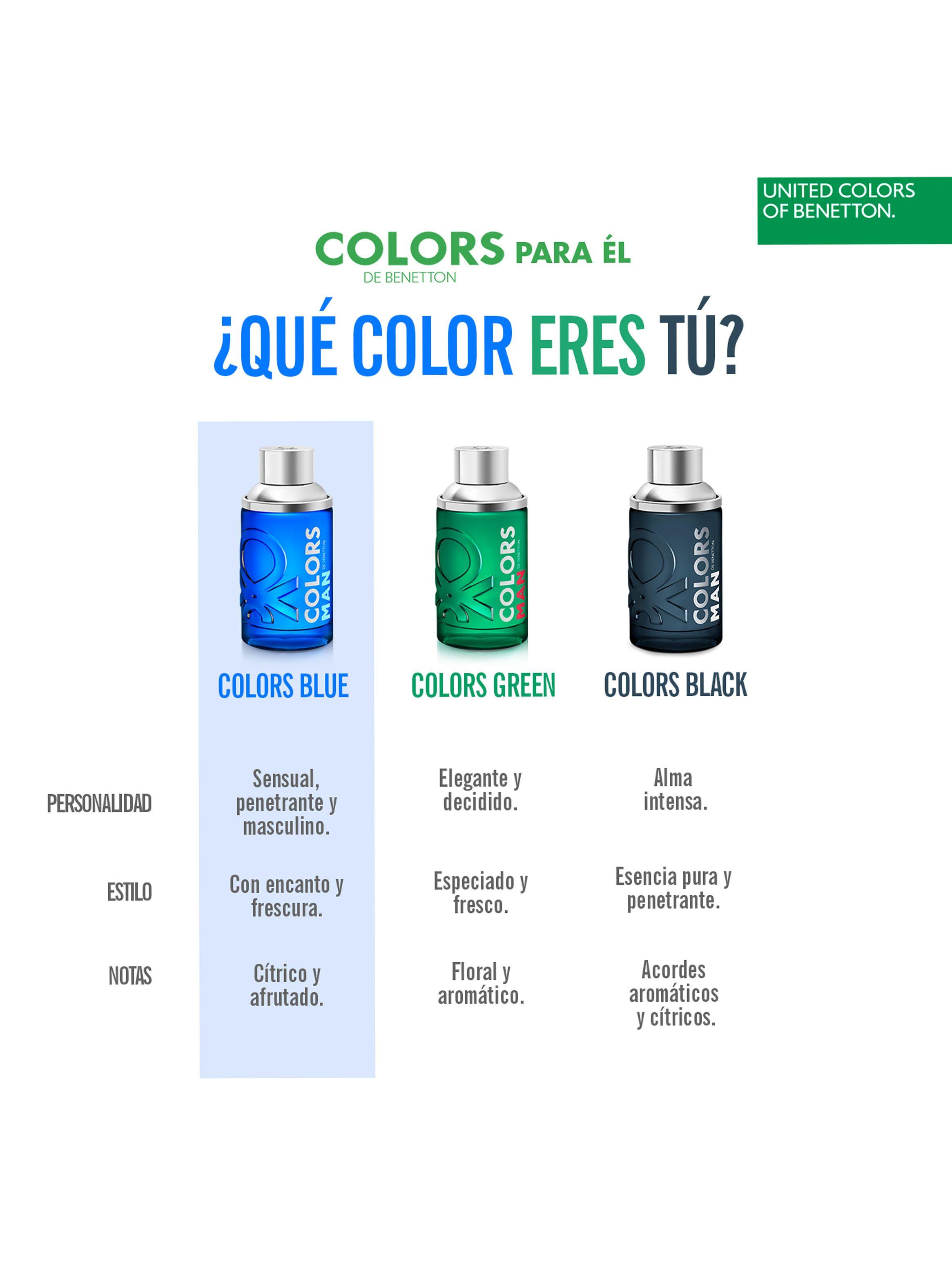 Perfume Benetton Colors Blue Hombre EDT 200 ml-2