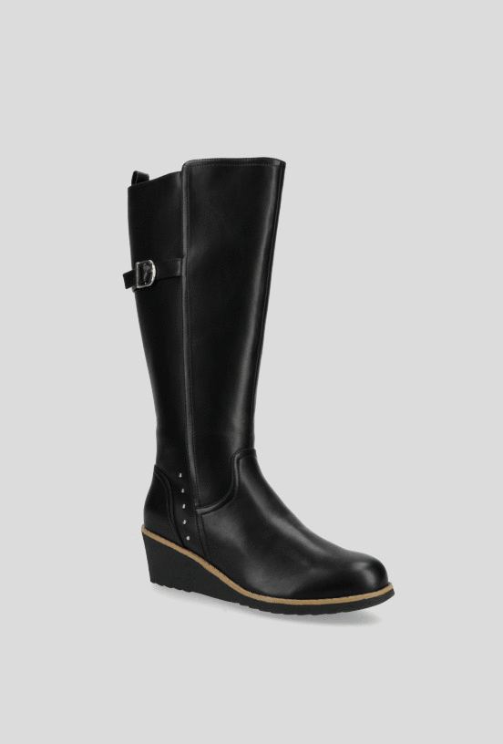 Bota Cuña Bajo la Rodilla Mujer-4