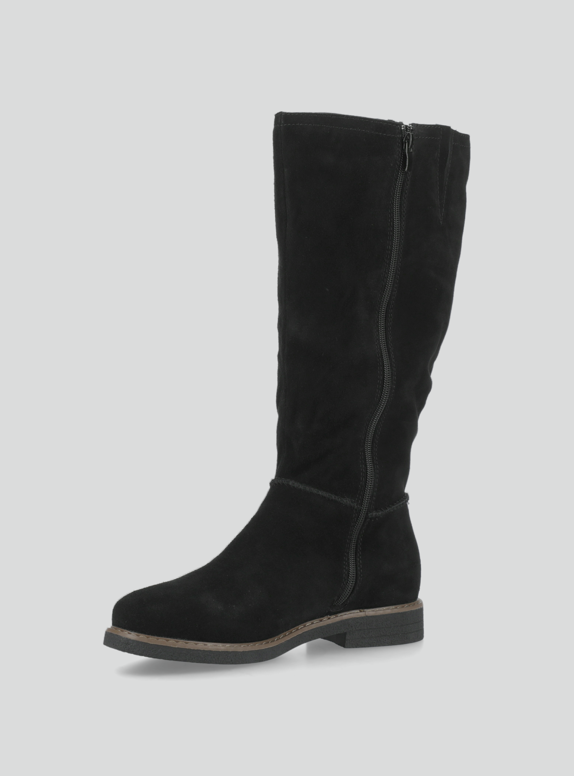 Bota Alta Gamuza Mujer-2