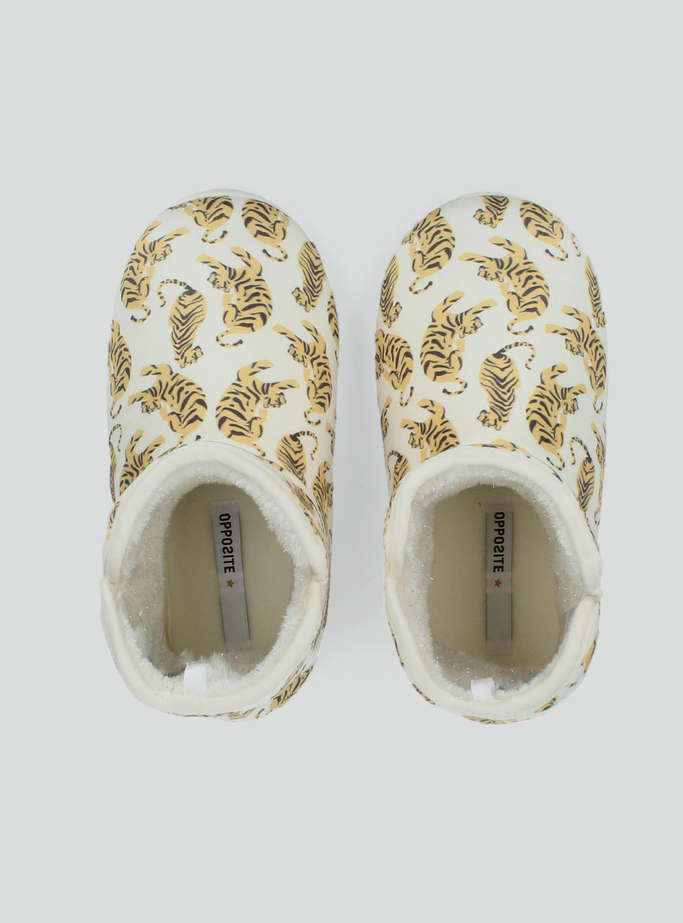 Pantufla Estampada Forro Hilo Dorado-0