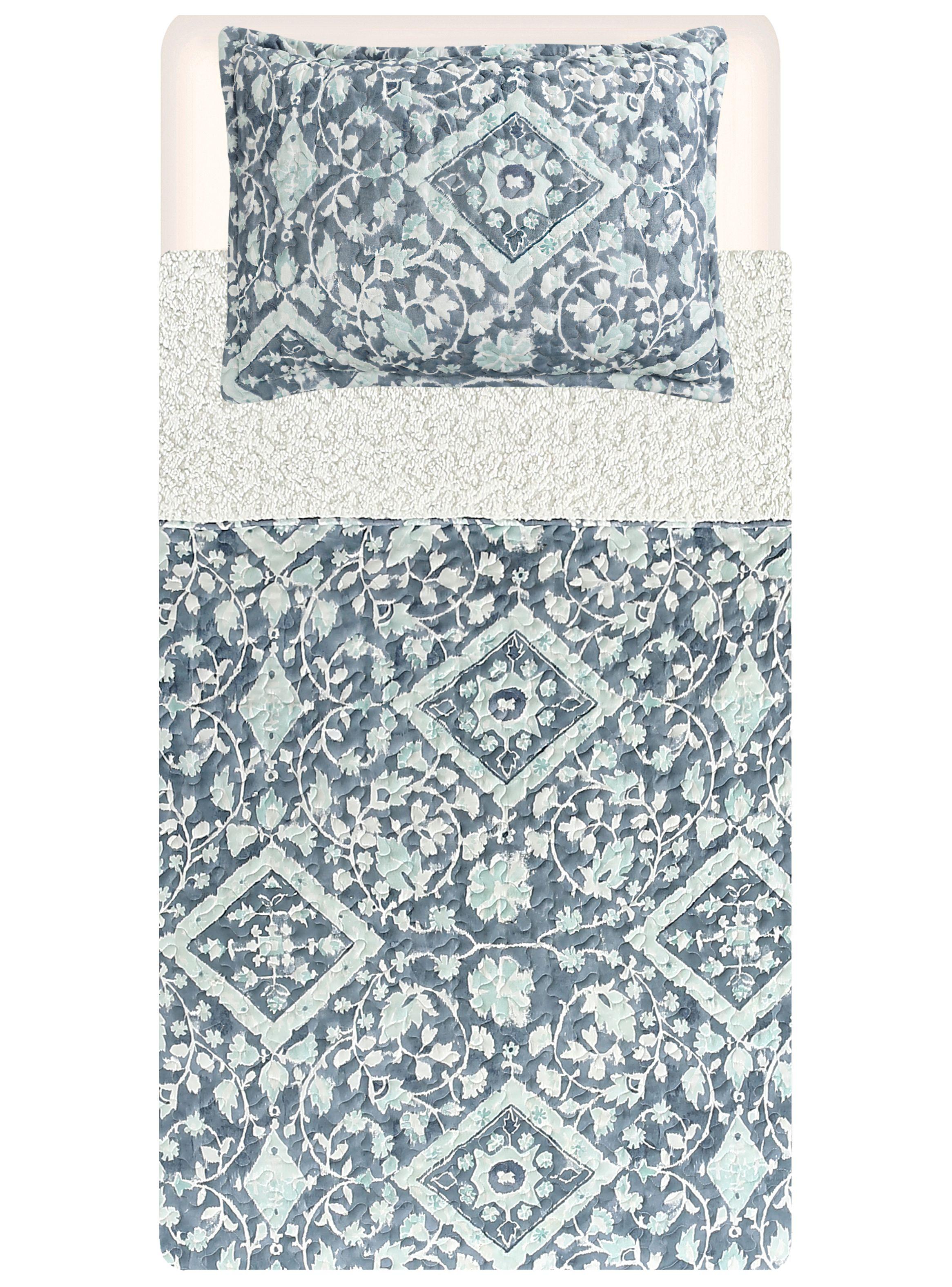 Quilt Boho Sherpa 1.5 Plazas-3