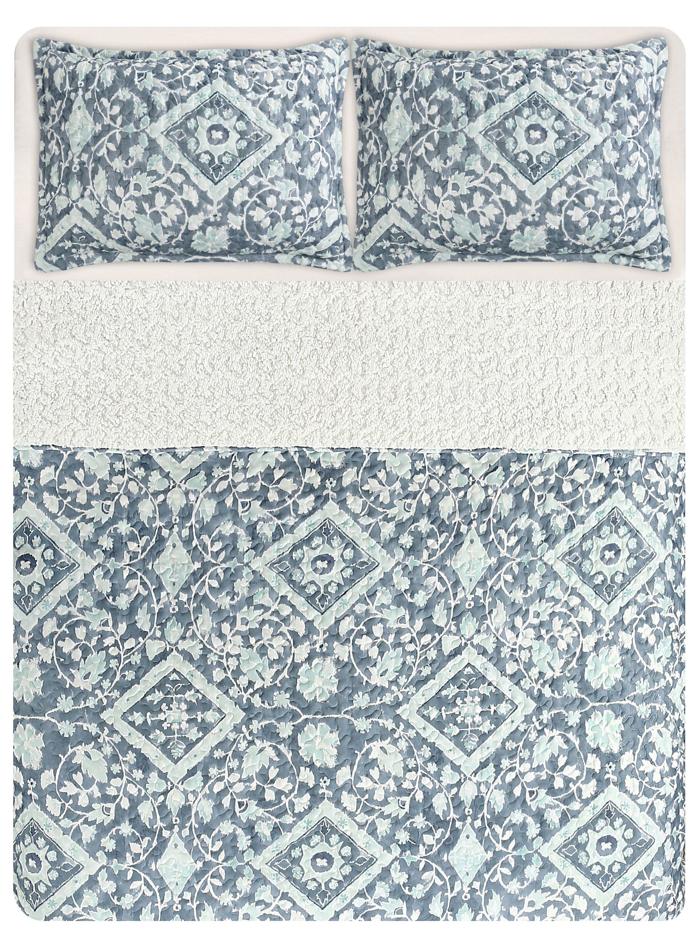 Quilt Boho Sherpa 2 Plazas-3