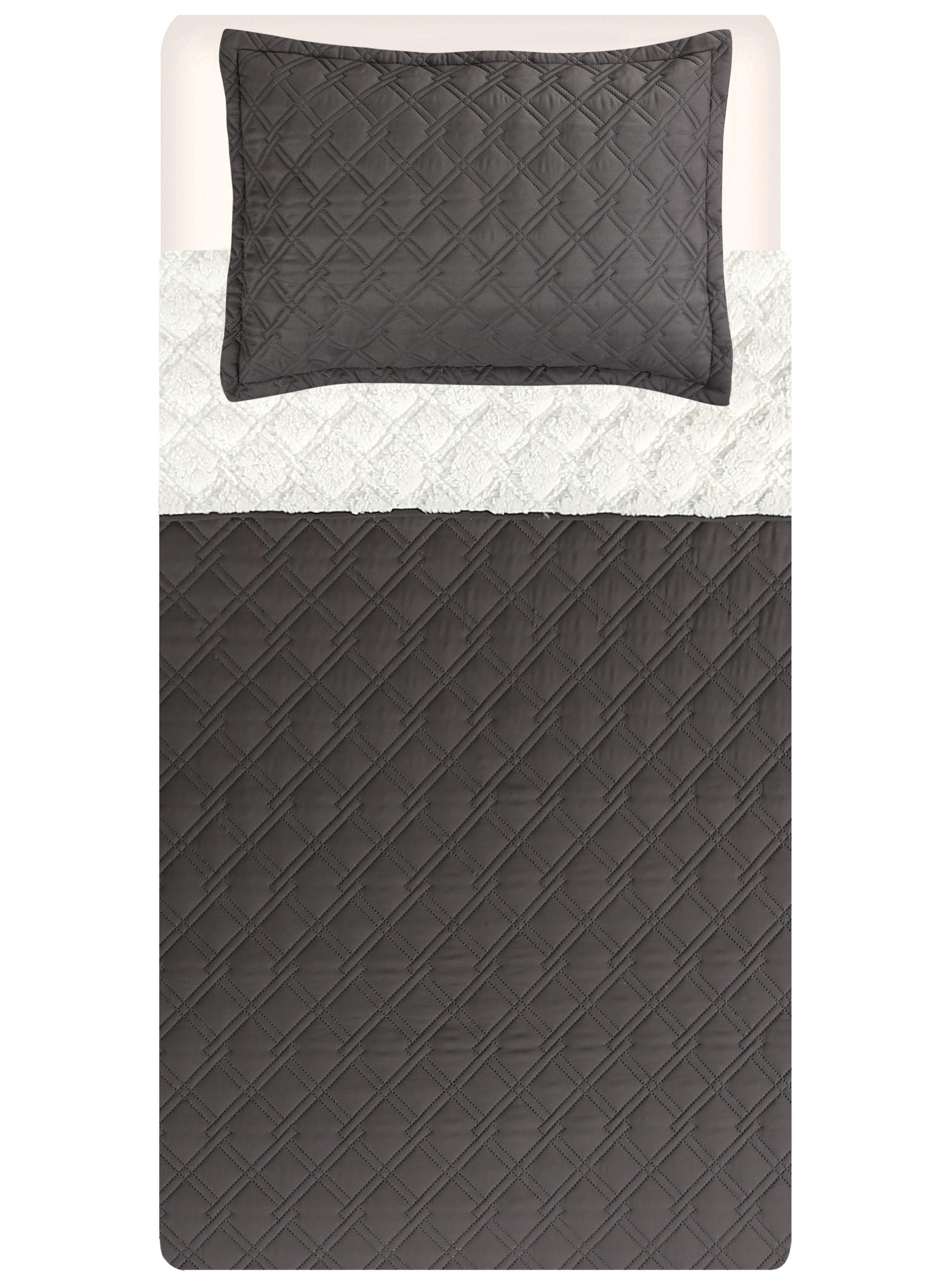 Quilt Unicolor Sherpa 1.5 Plazas-3