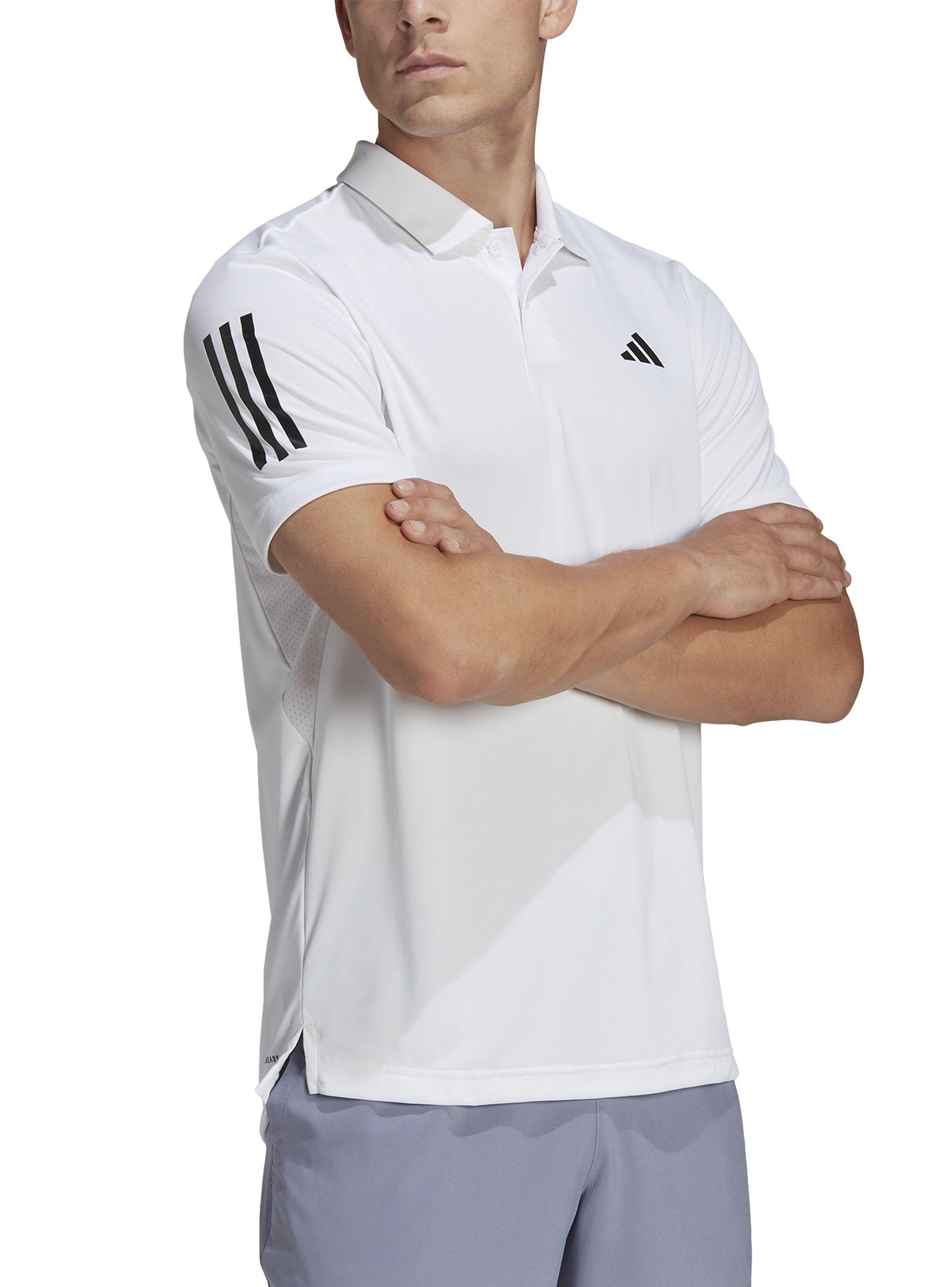 Polera con Cuello De Tenis Club Tiras Adidas