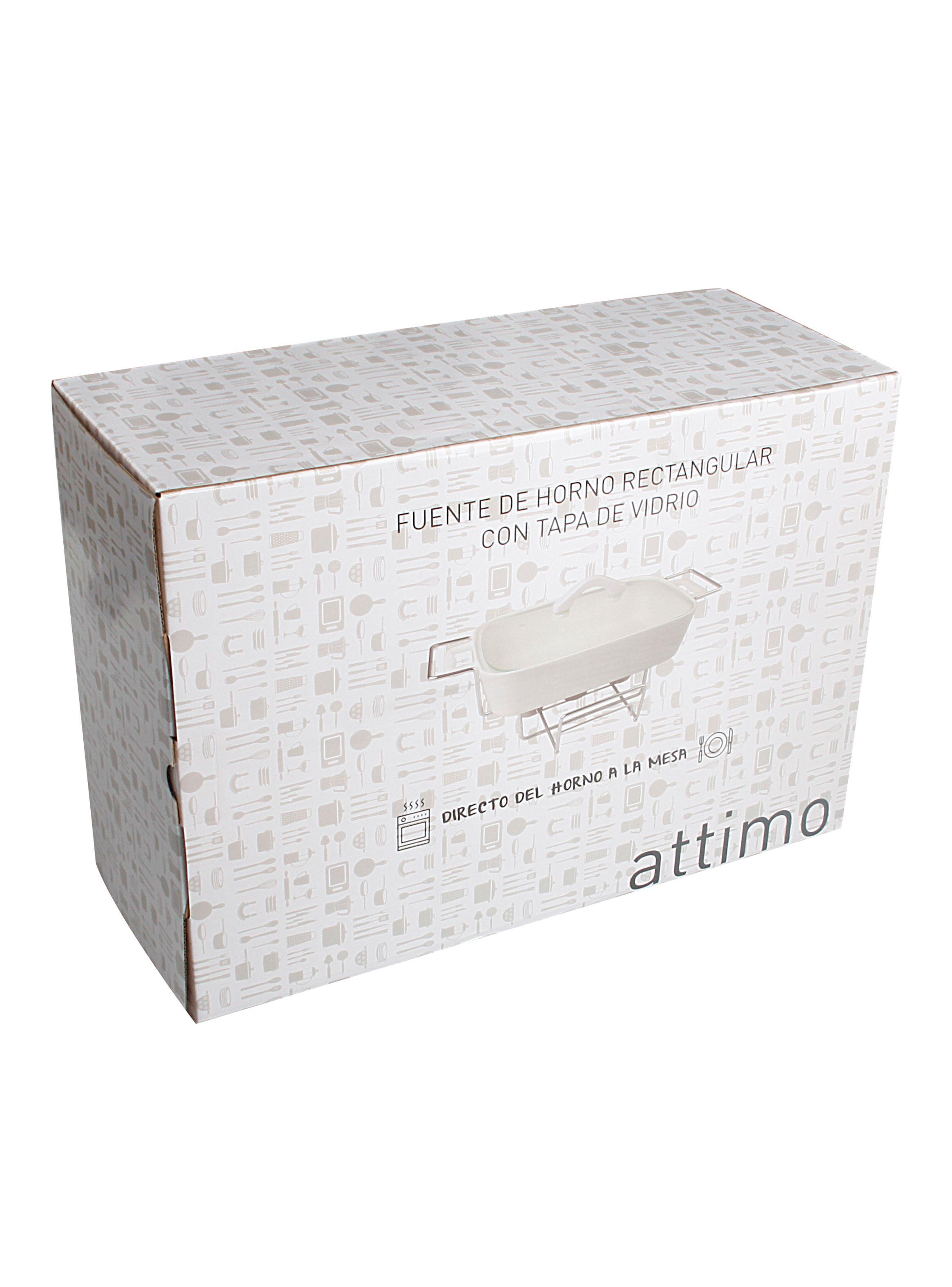 Fuente de Horno Rectangular con Base Metálica-3