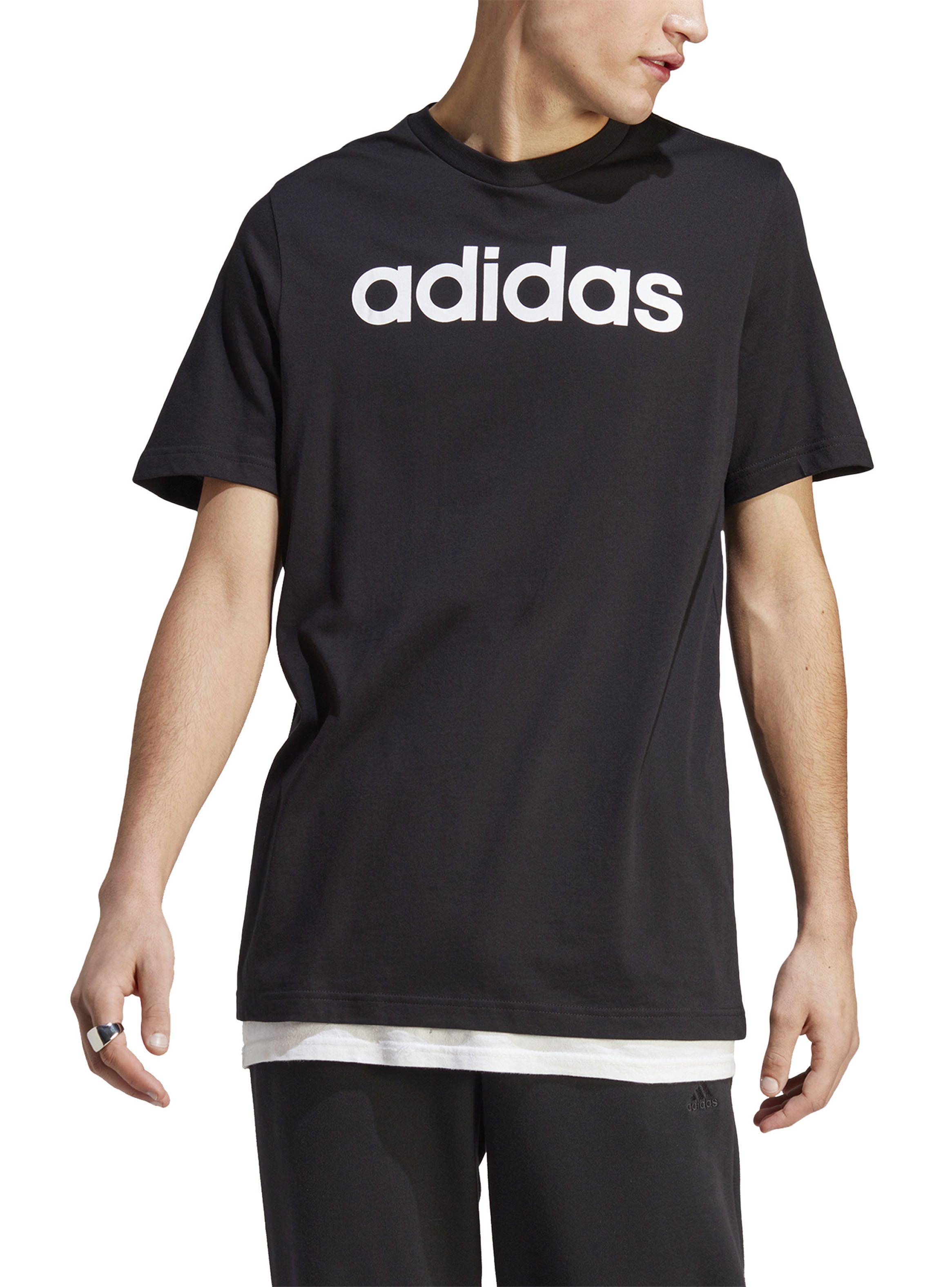 Polera Logo Lineal Bordado Tejido Jersey Essentials-0