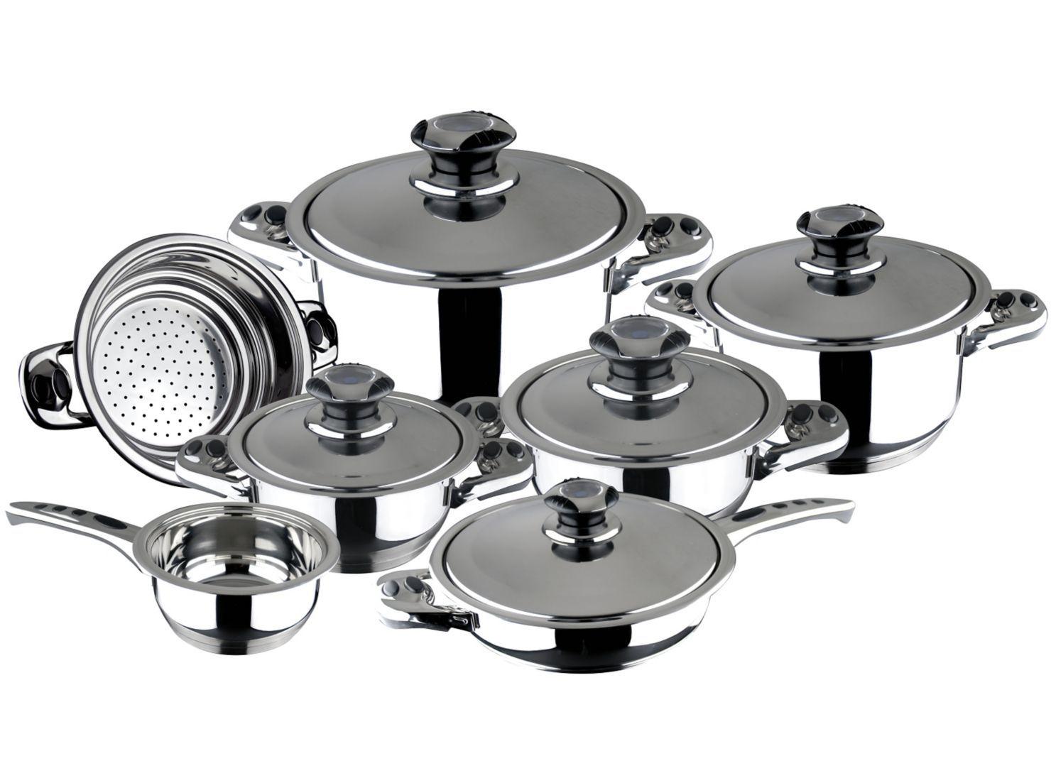 Batería de Cocina Acero Ecotherm 12 Piezas-0