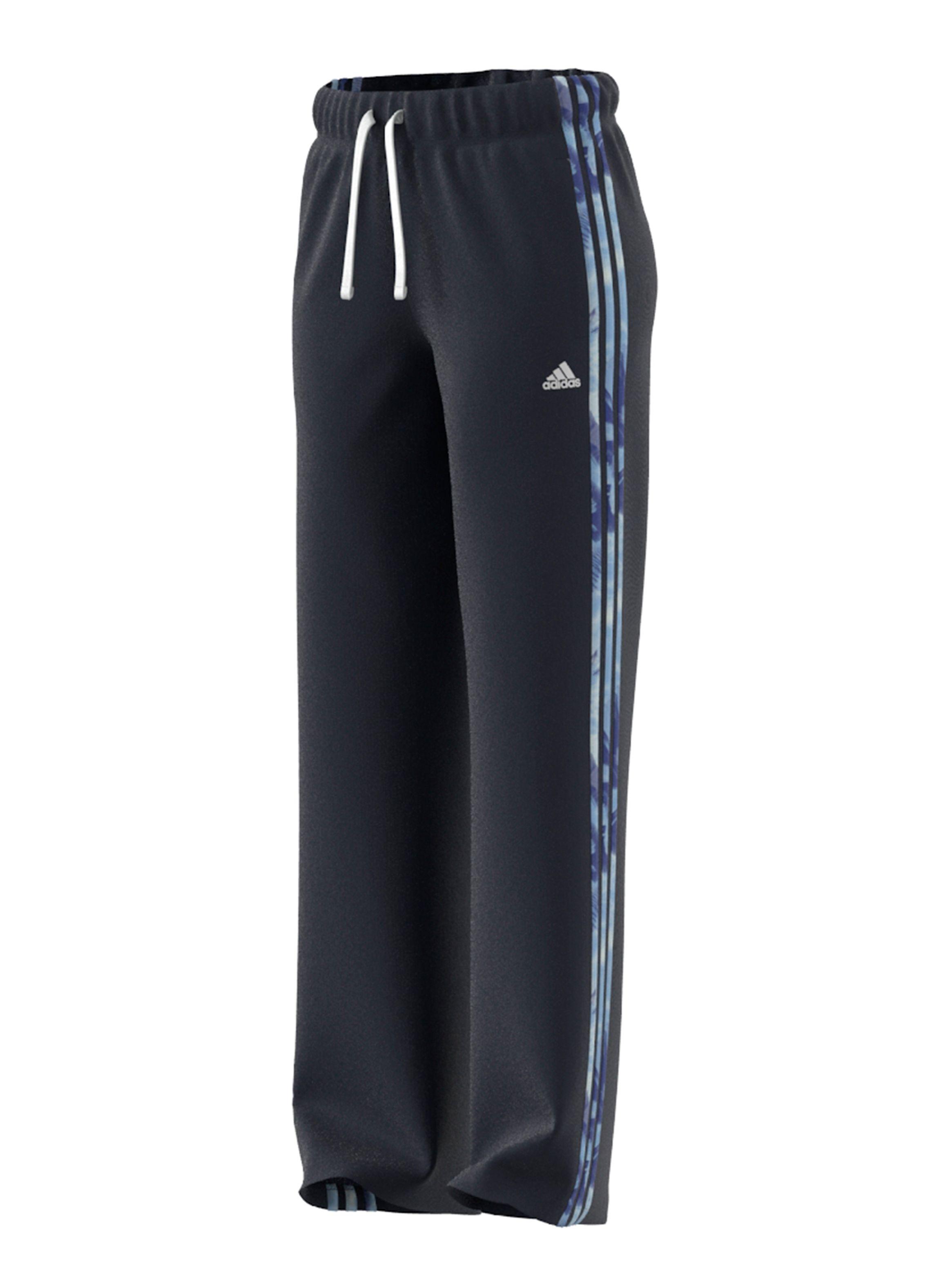 Pantalón Estampado Floral Tiras Felpa Francesa Adidas