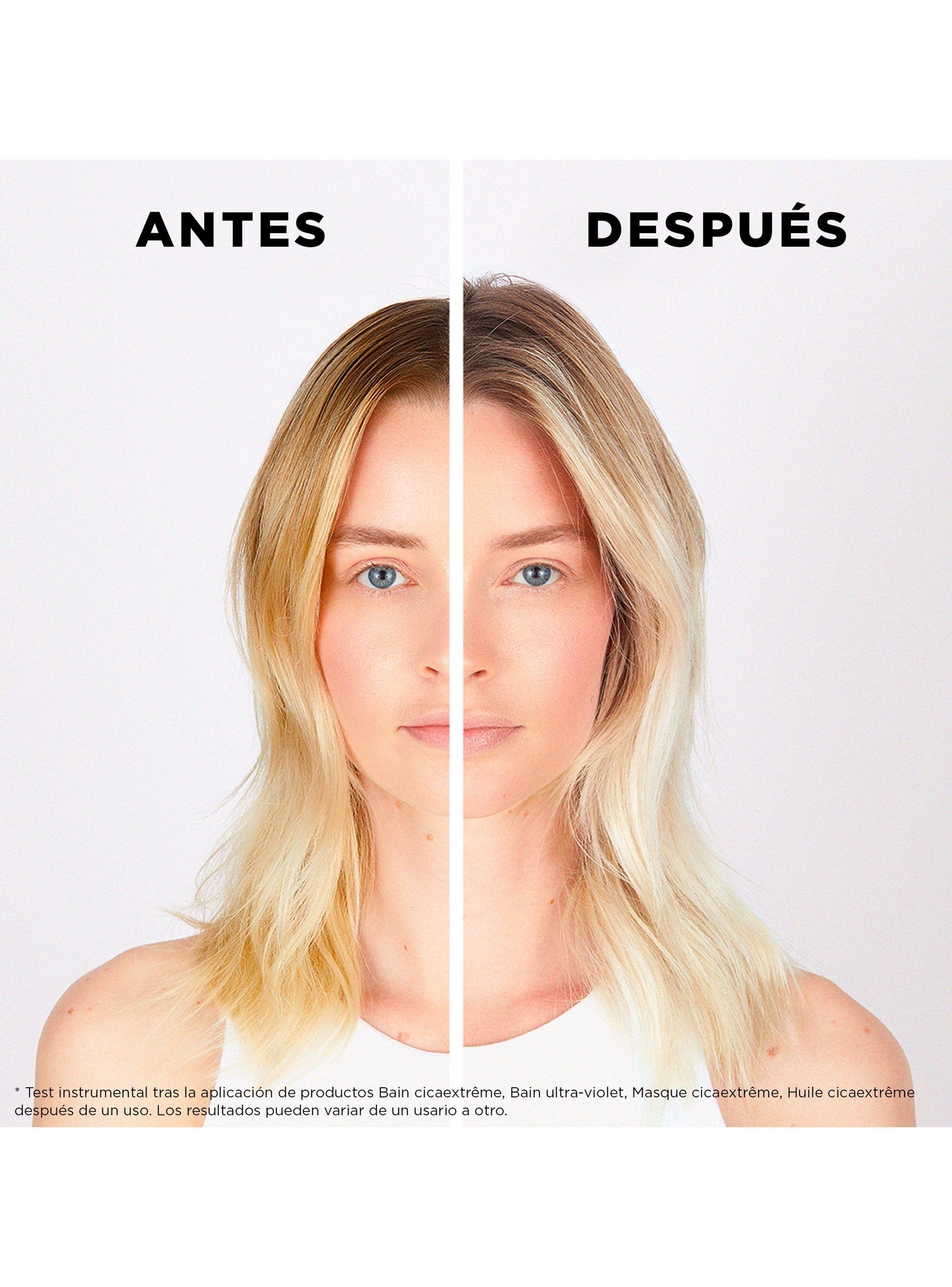Set Reparación Cabello Rubio o Decolorado Blond Absolu Shampoo 250ml + Acondicionador 250ml + Protector térmico 150ml Kérastase-1