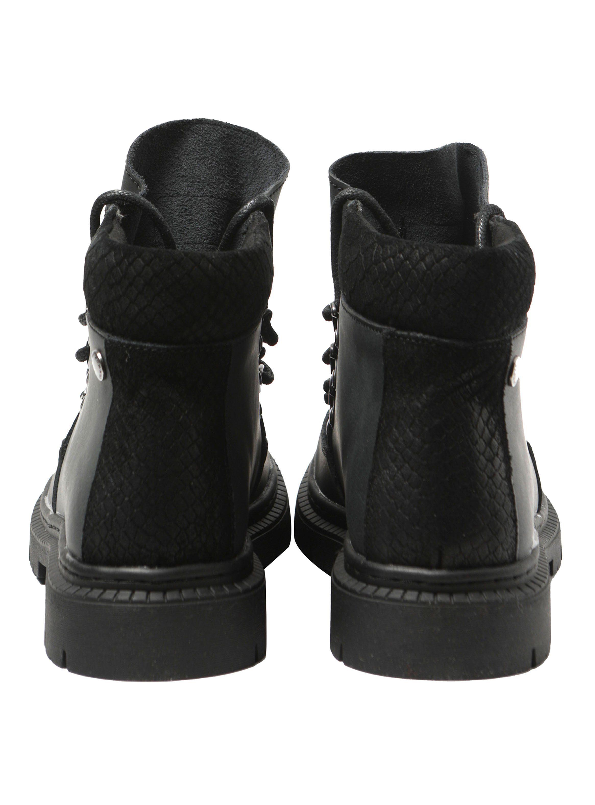 Botín Cuero 240352 Cierre Cordones Mujer-4