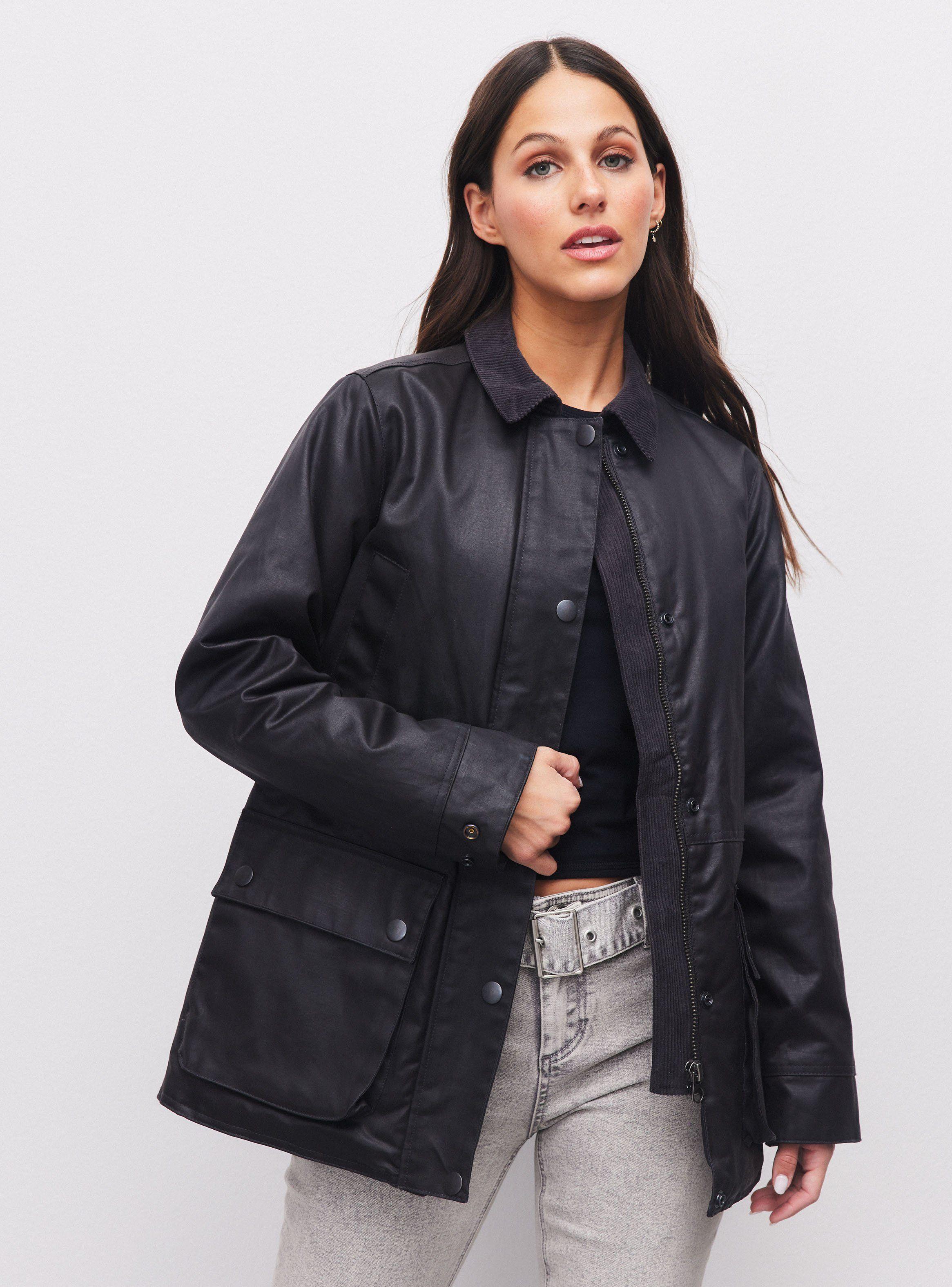 Chaqueta Efecto Engomado-0