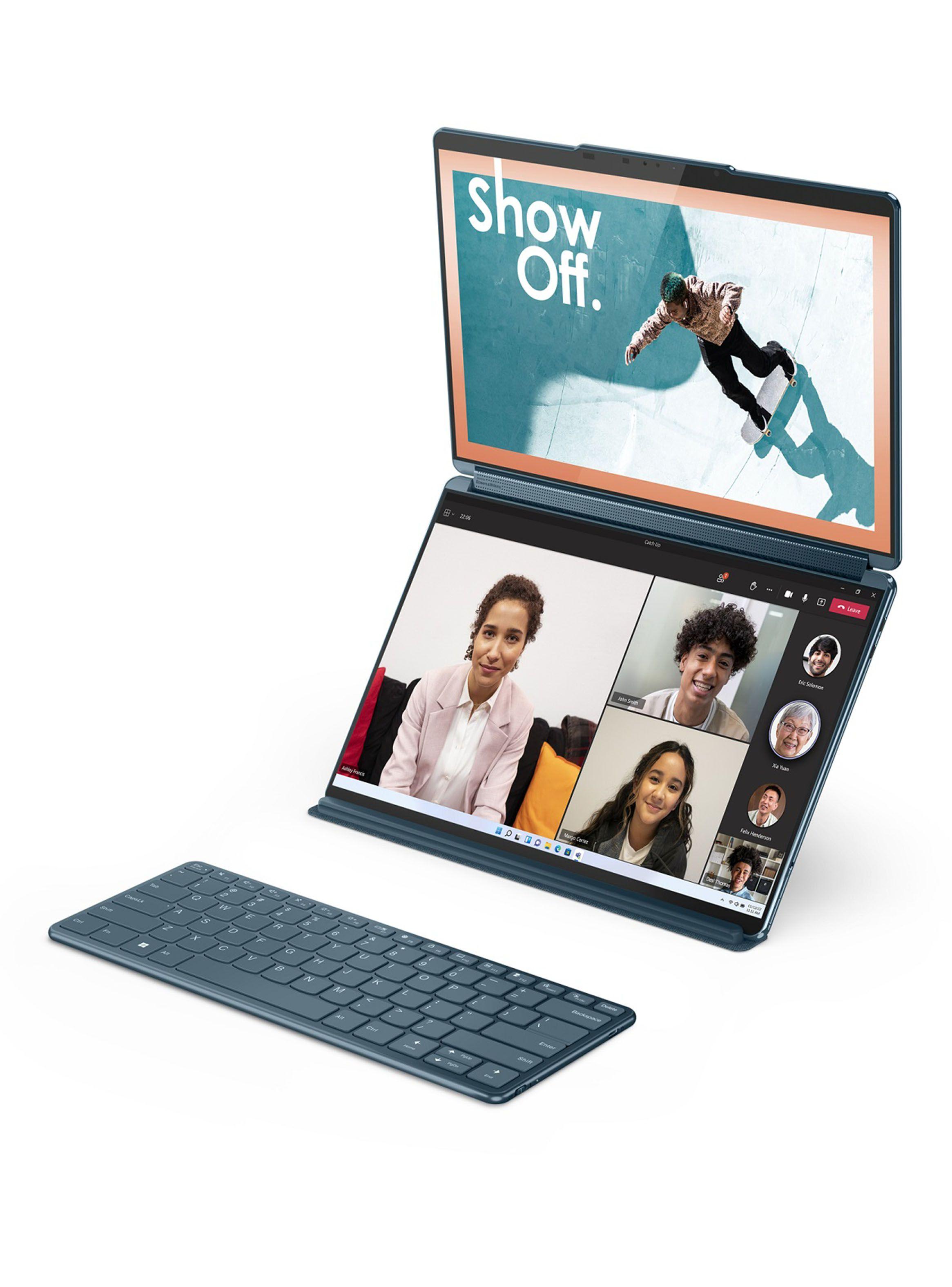 Notebook Yoga Book 9i Intel Core i7 13va Gen 16GB RAM 1TB SSD 13.3" OLED Touch + Digital Pen 3-4
