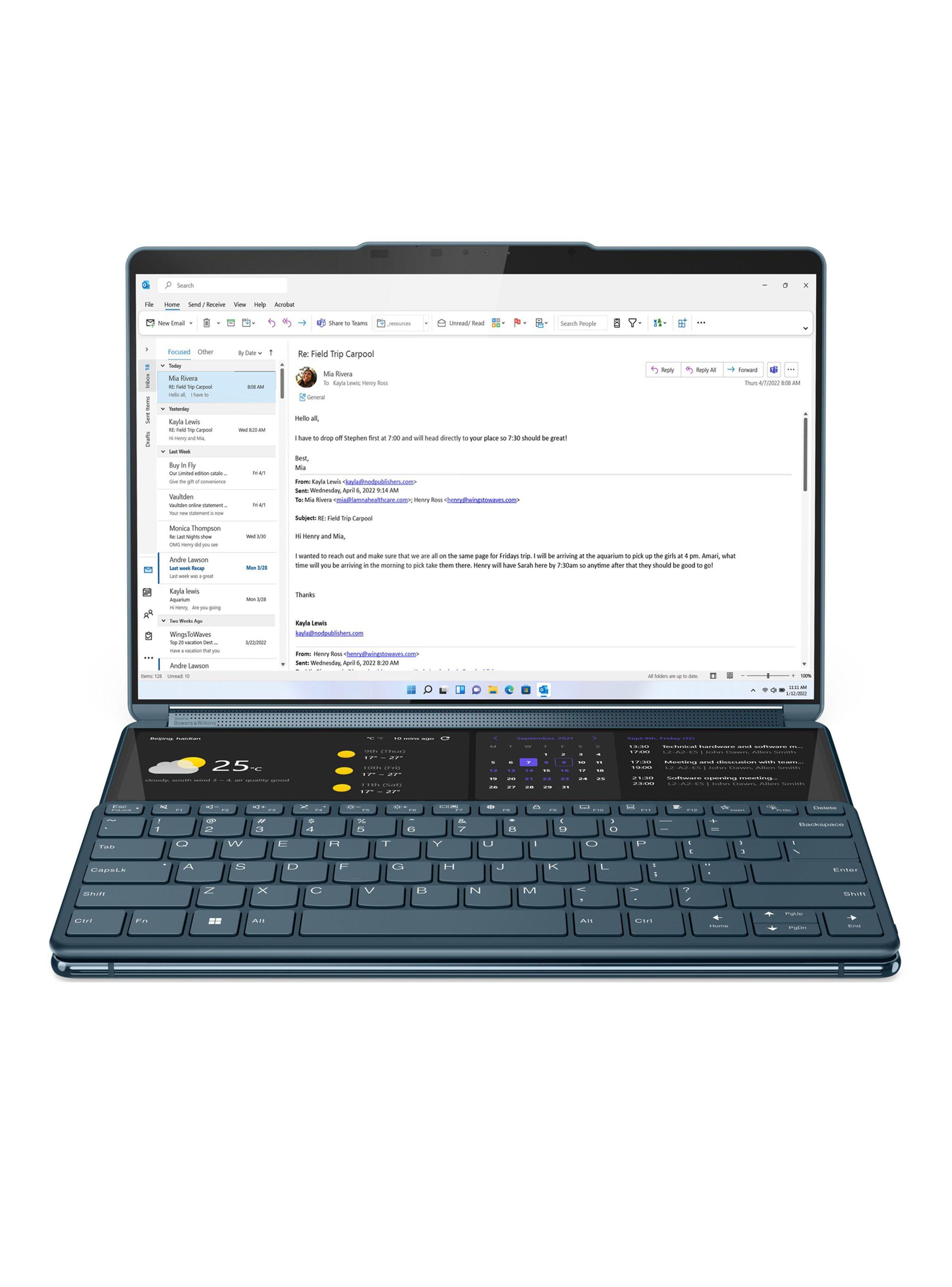 Notebook Yoga Book 9i Intel Core i7 13va Gen 16GB RAM 1TB SSD 13.3" OLED Touch + Digital Pen 3-0