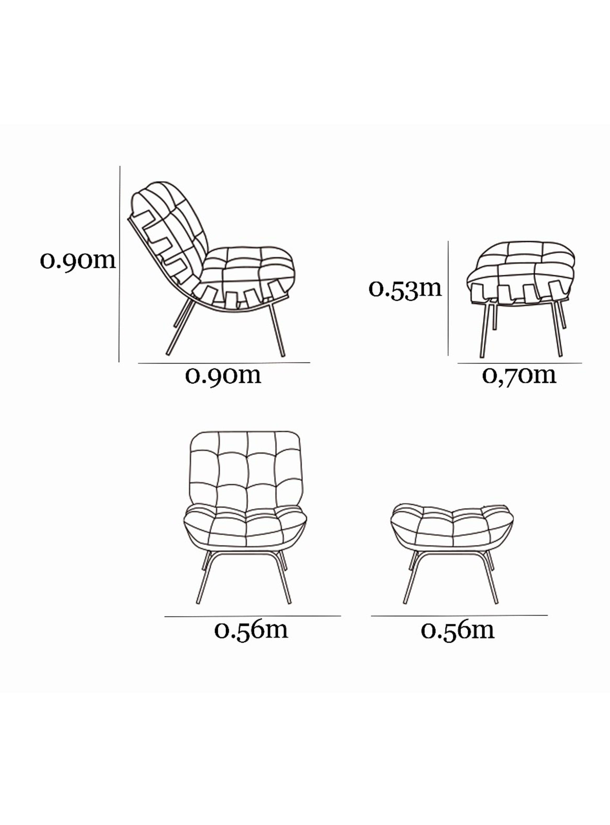 Poltrona Costela + Pouf-1