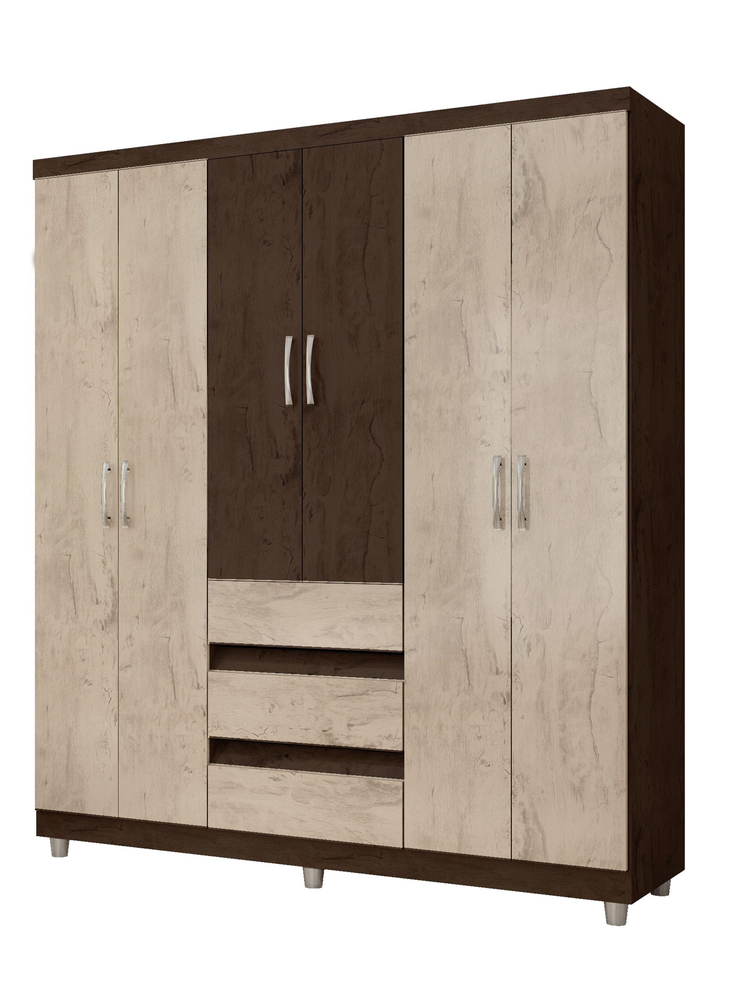 Clóset 14460 Bicolor 6P + 3C-0