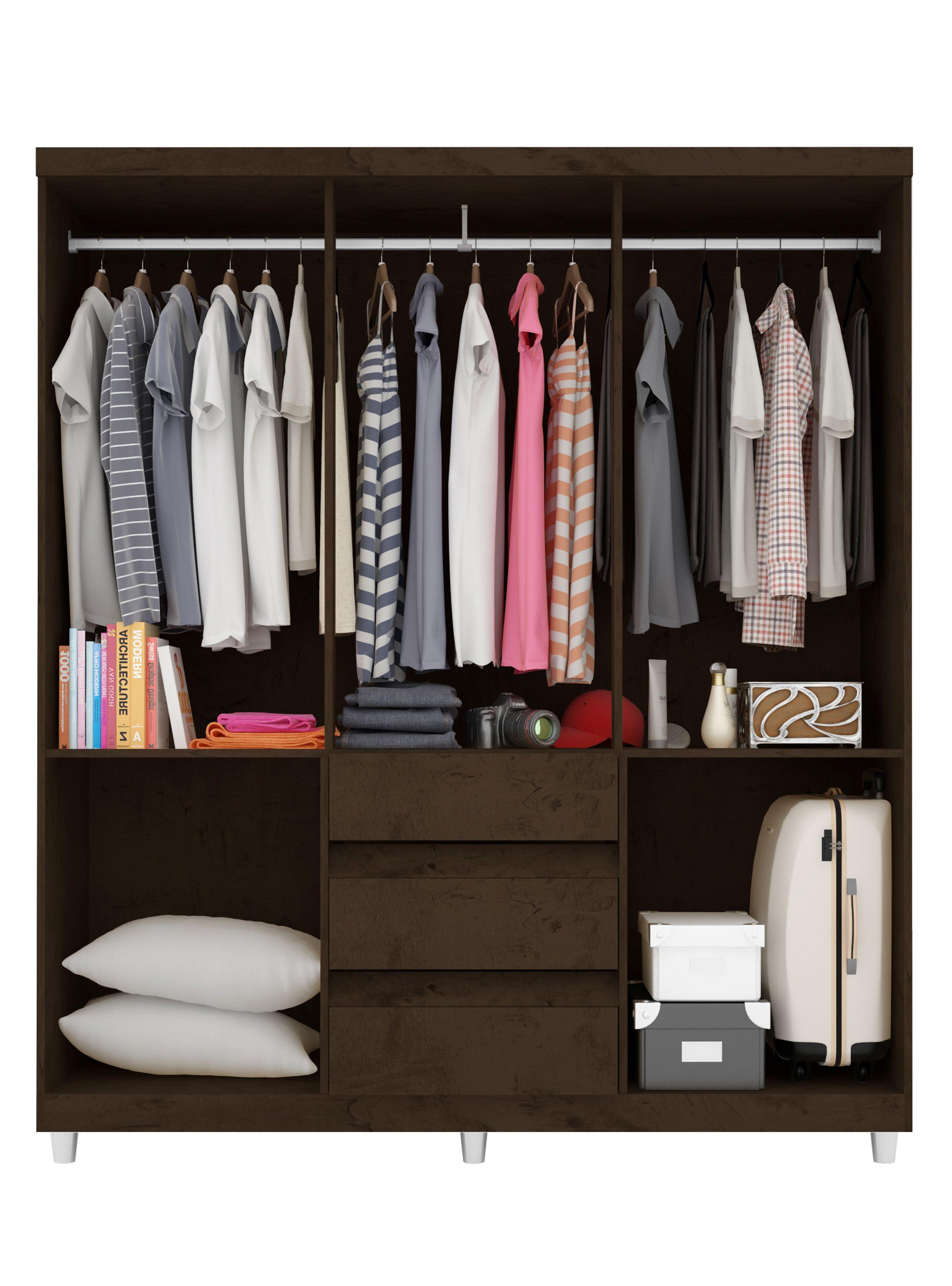 Clóset 14460 Bicolor 6P + 3C-1