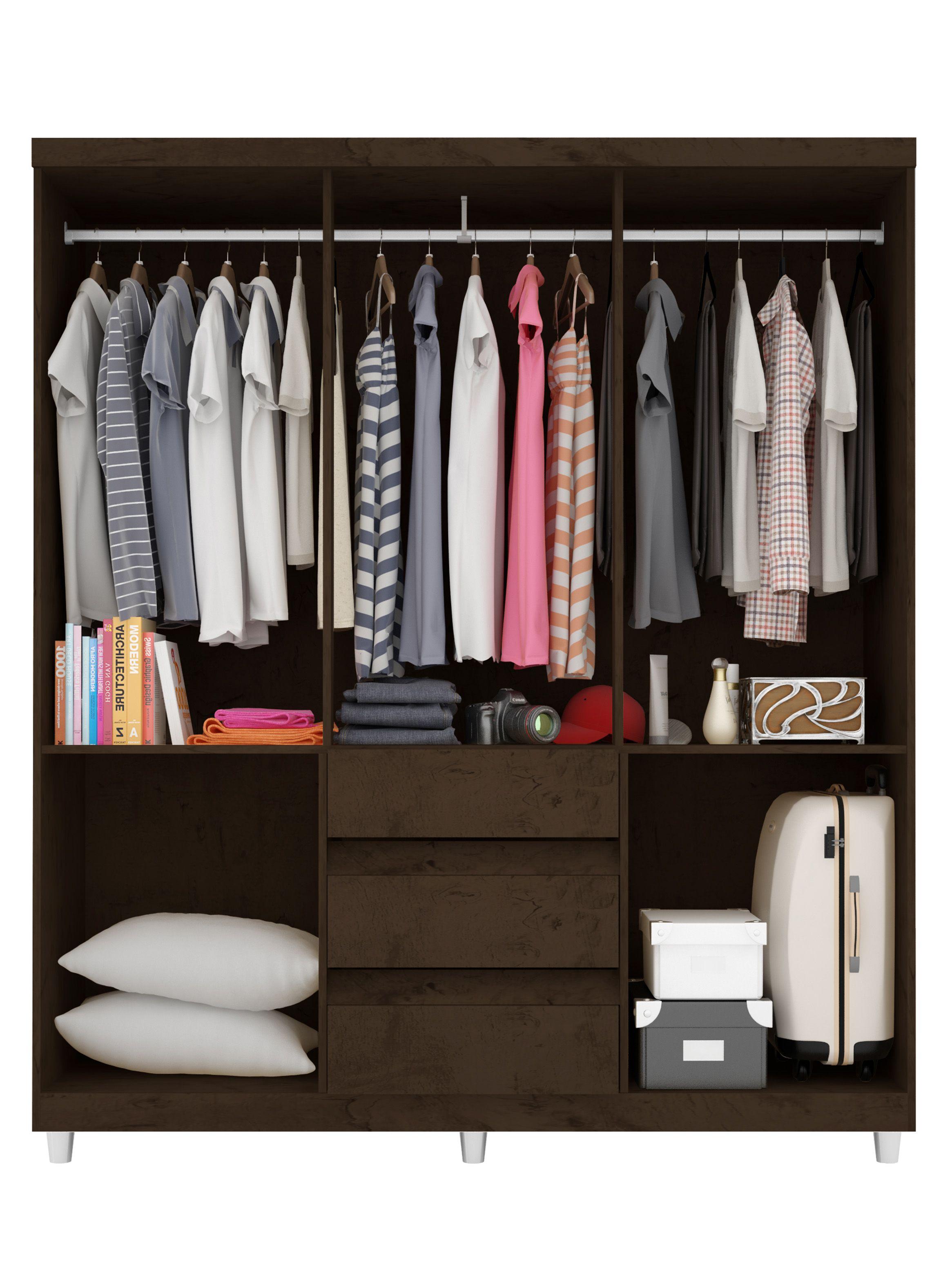 Clóset 14460 Nogal 6P + 3C-1