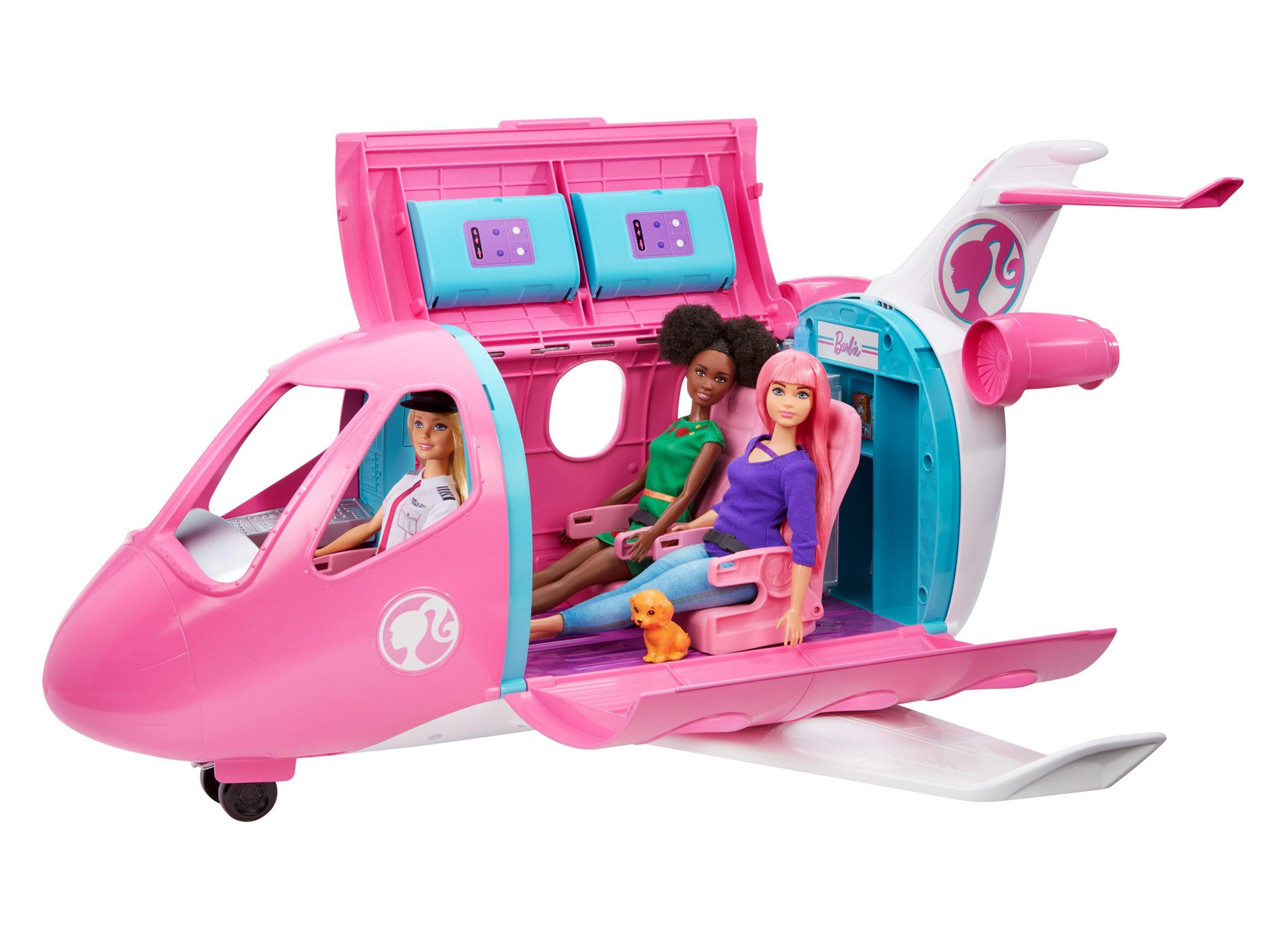 Barbie Jet de los Sueños con Muñeca-0