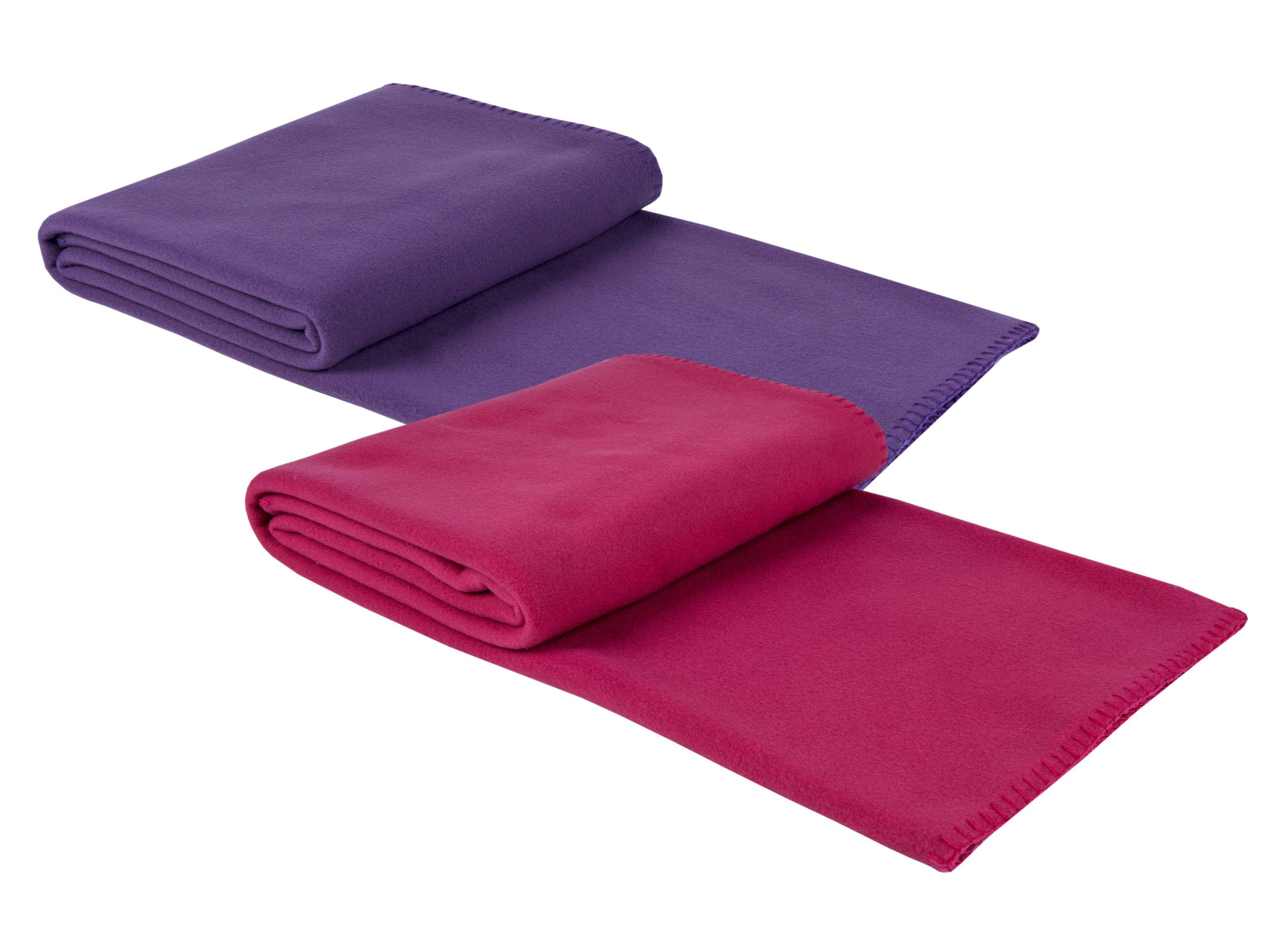 Set Stylo 2 Mantas Polar 125 x 150 cm Throw Stylo-0