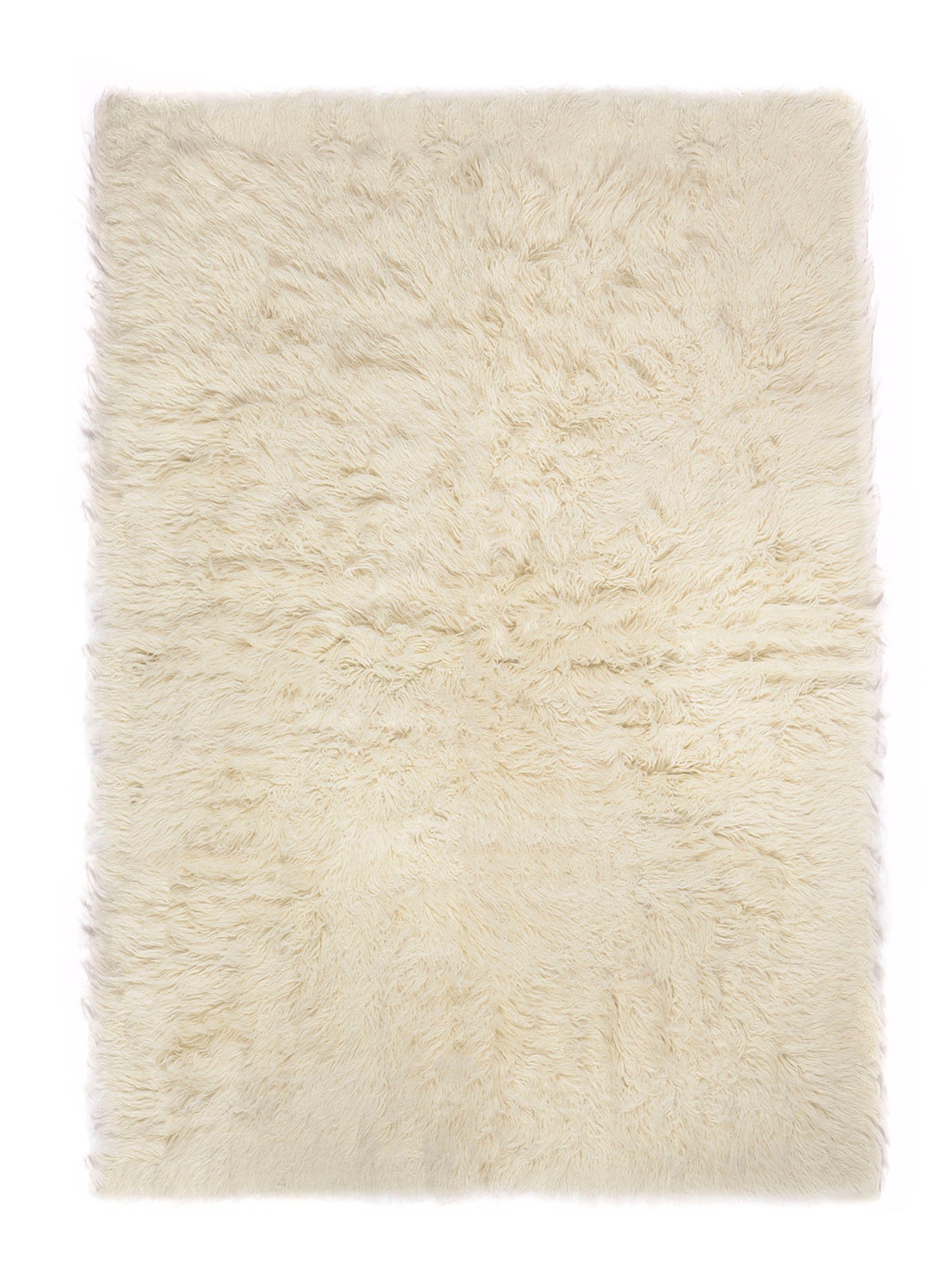 Alfombra Lana 170 x 240 cm DIB Flokati Crudo-0