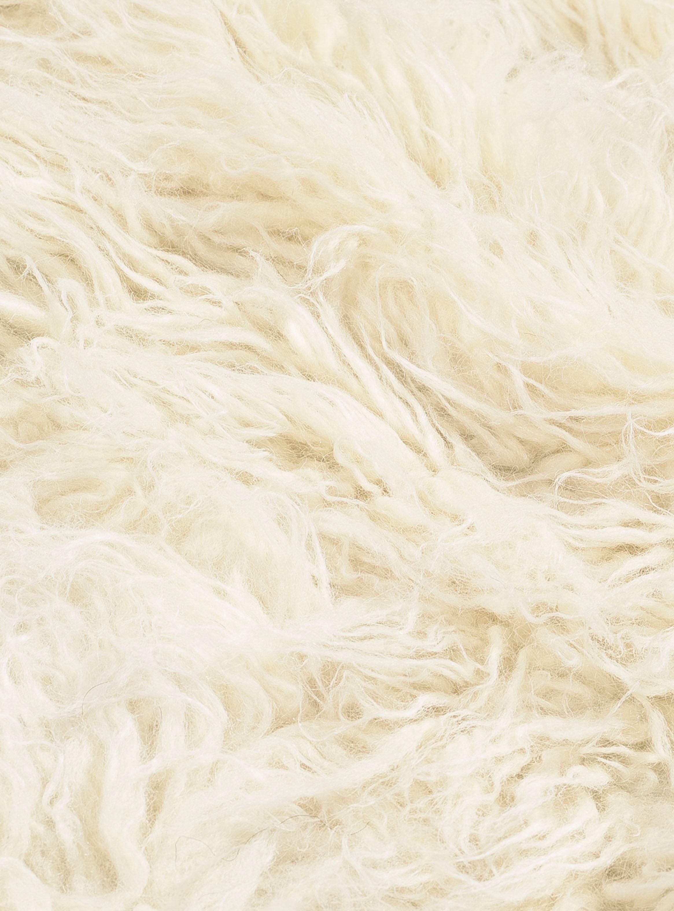 Alfombra Lana 170 x 240 cm DIB Flokati Crudo-1