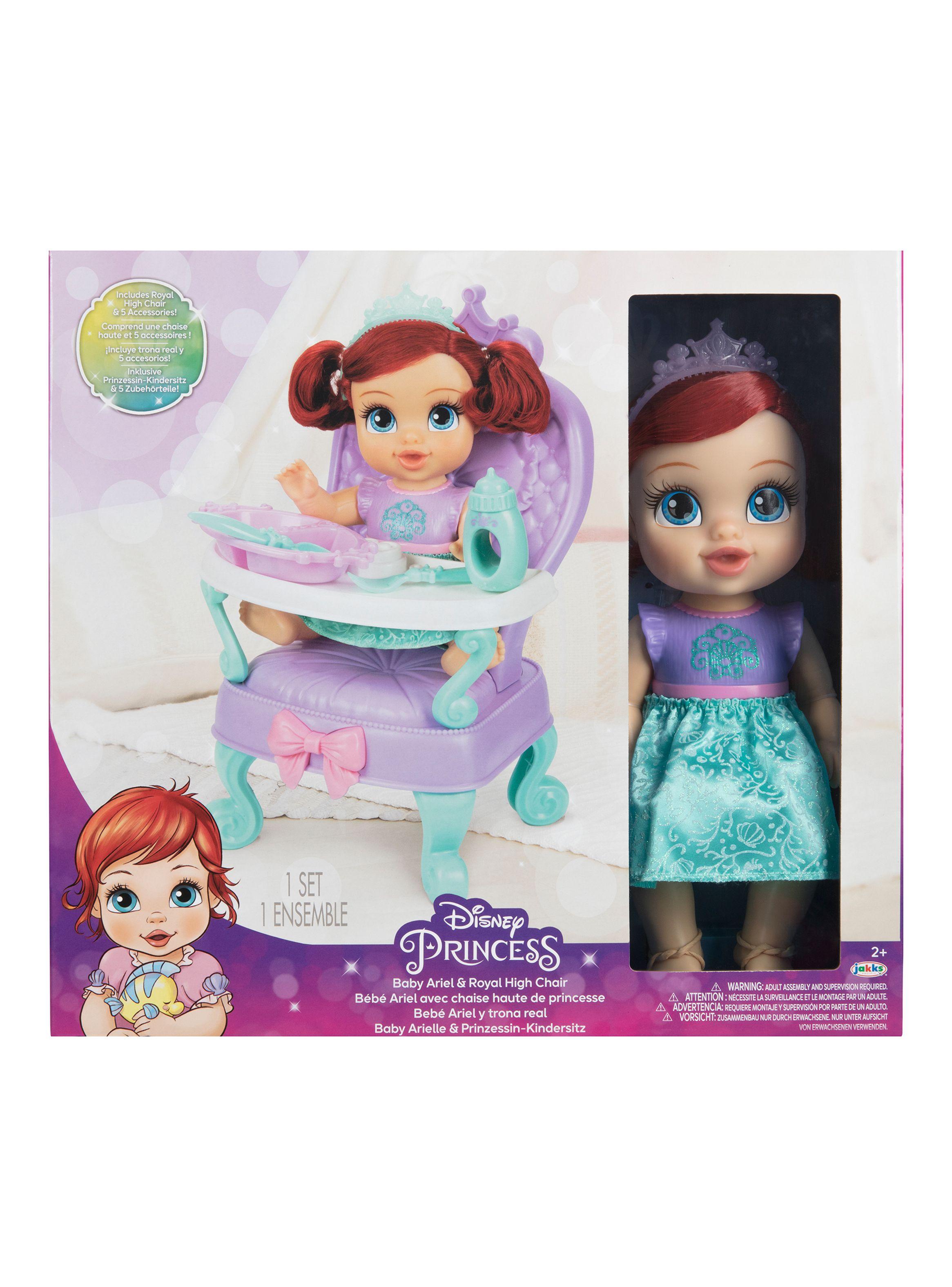 Muñeca Princesa Bebé con Trono Real-1