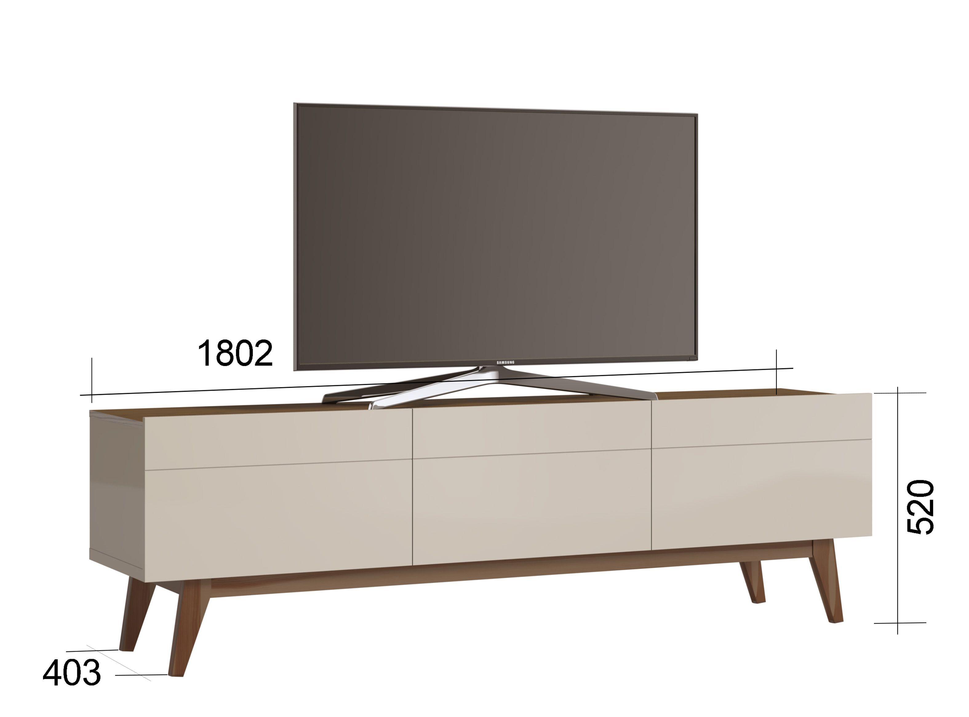 Rack TV 60" Classic 3G Off White Altavisión-1