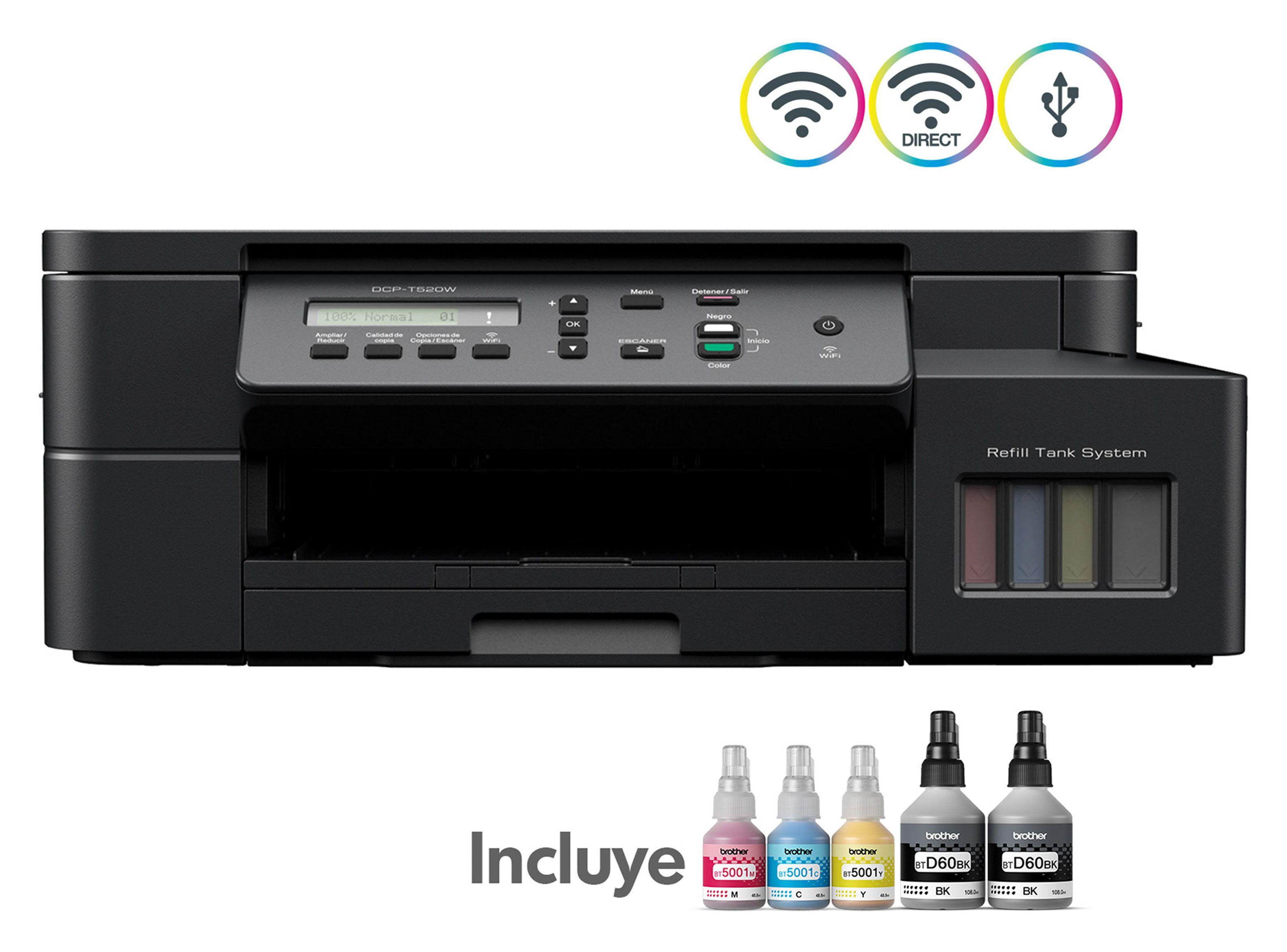 Multifuncional con Wifi y Wifi Direct DCPT520W-0