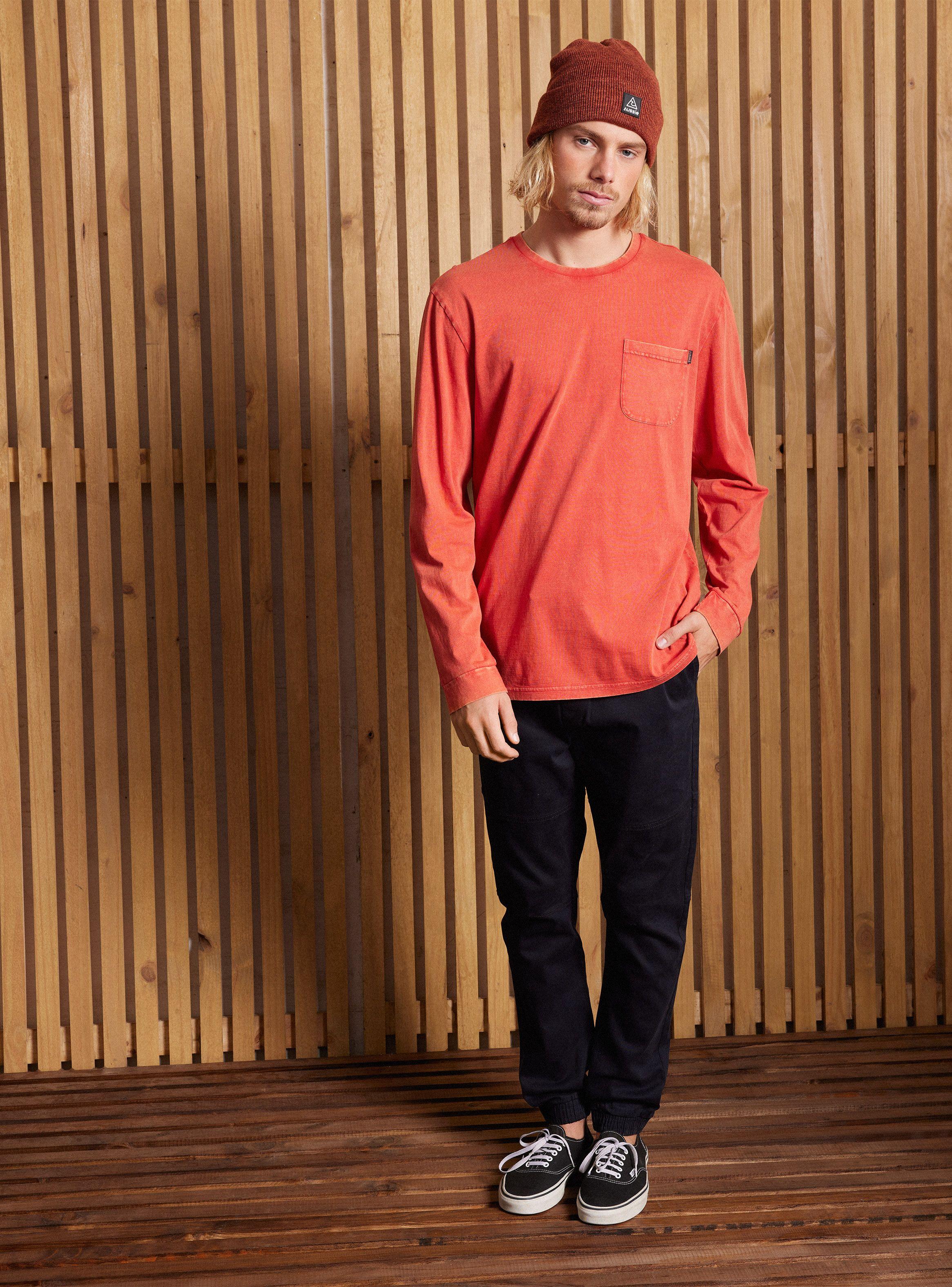 Polera Lavado Acid Wash Bolsillo-4