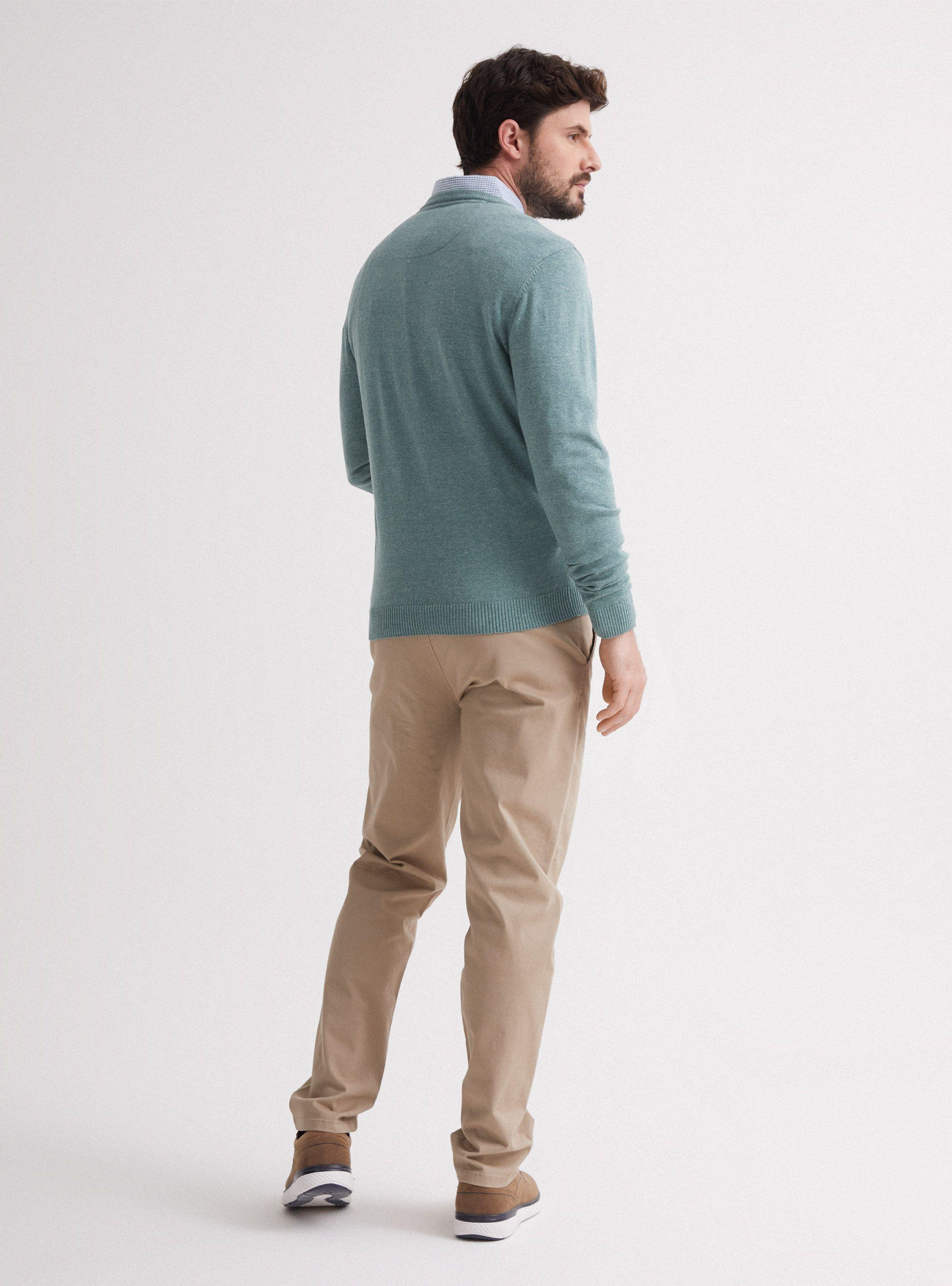 Sweater Cuello Redondo Colores Moda-5