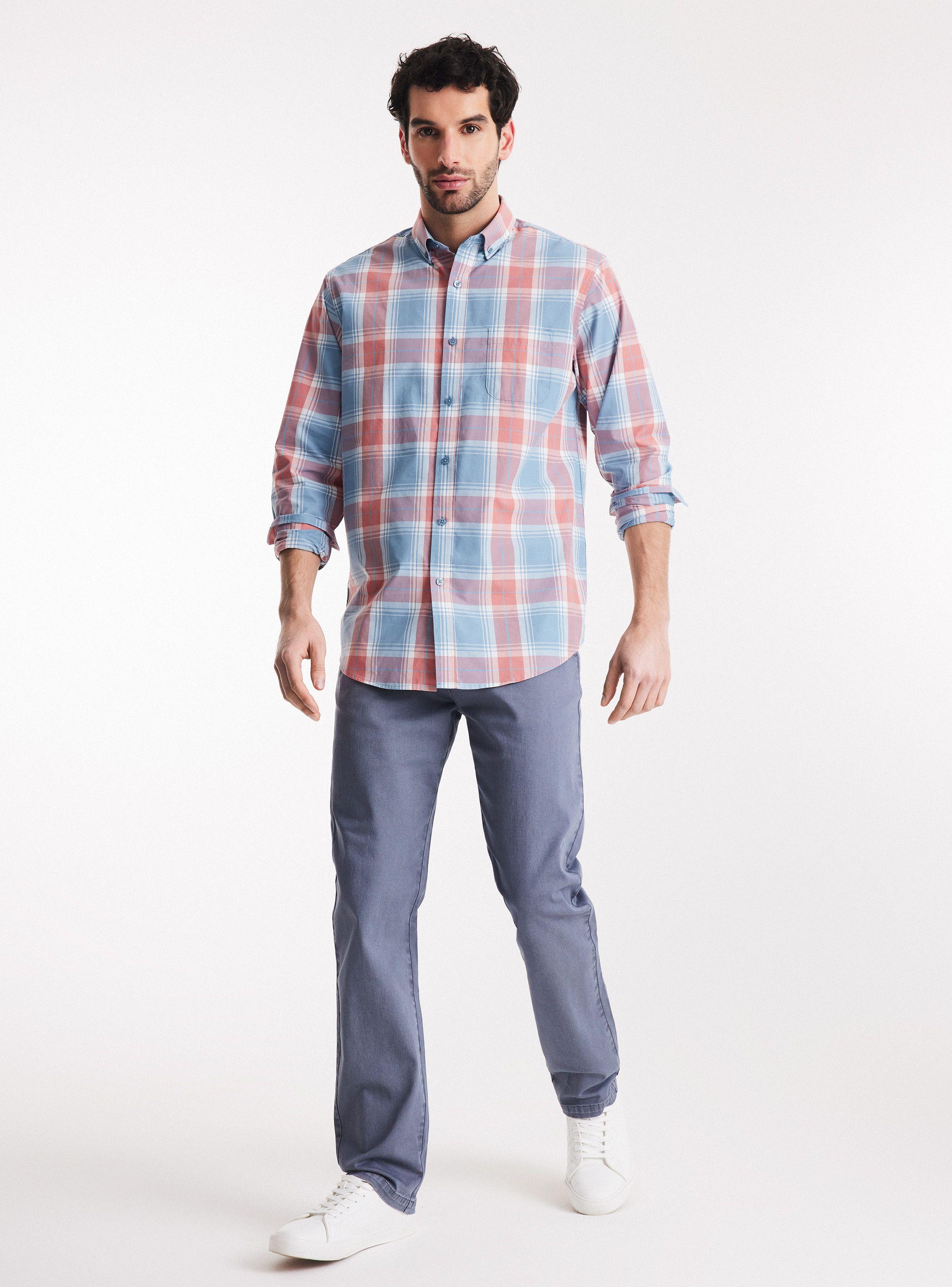 Pantalón Gabardina Corte Chino-4