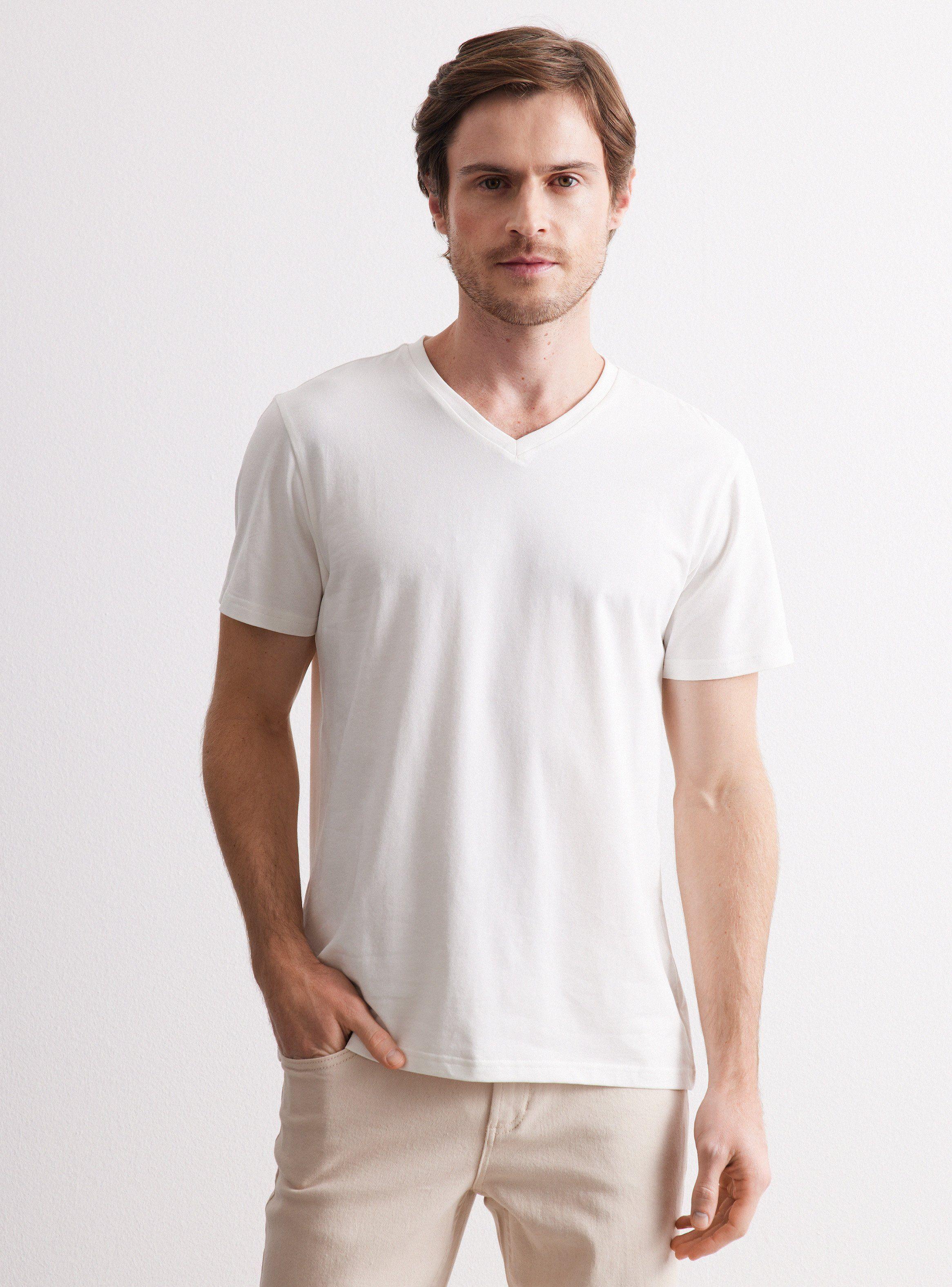 Polera Corte Cuello V-0