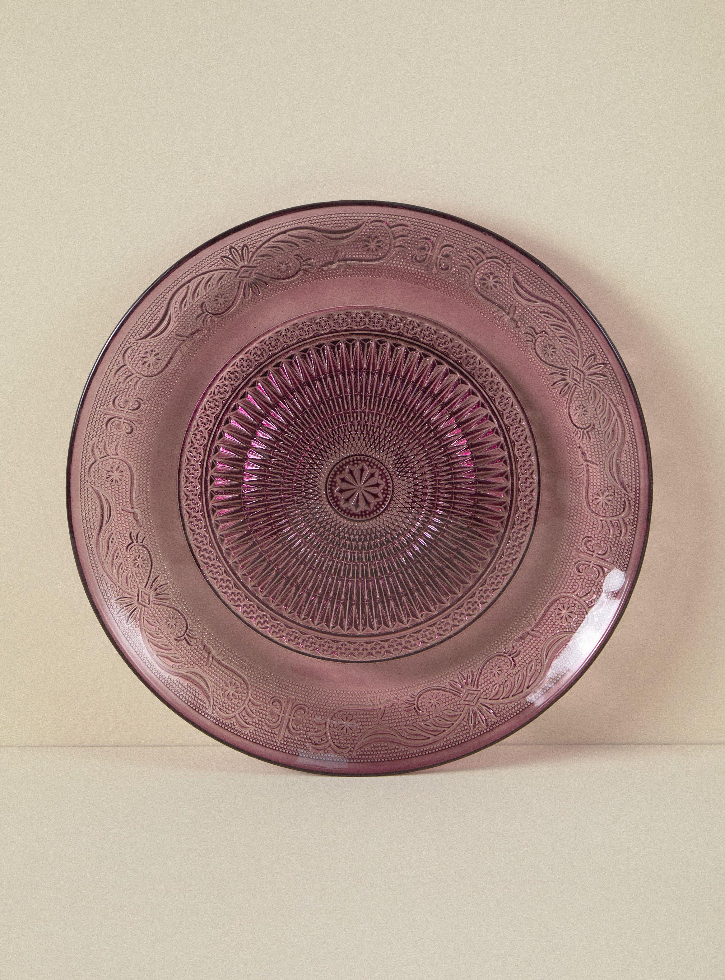 Set 4 Platos 29 cm Rosa-1