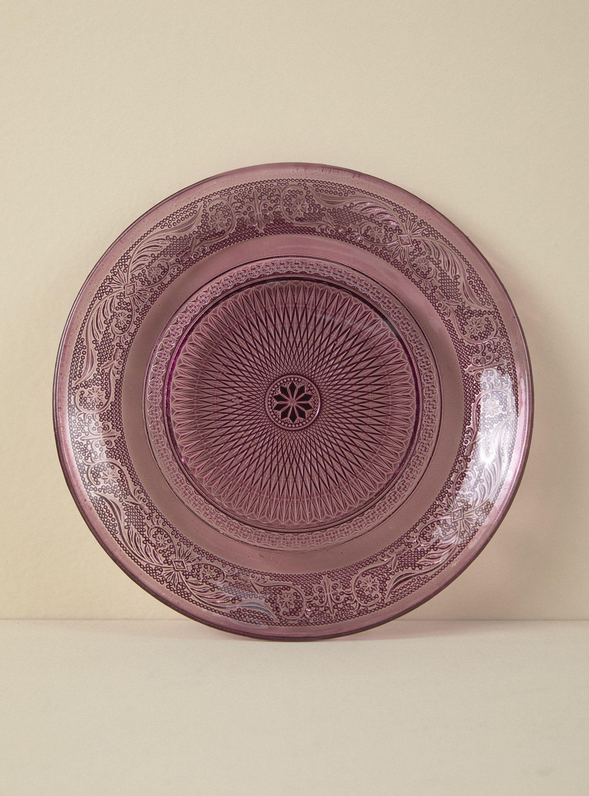 Set 4 Platos 20 cm Rosa-1