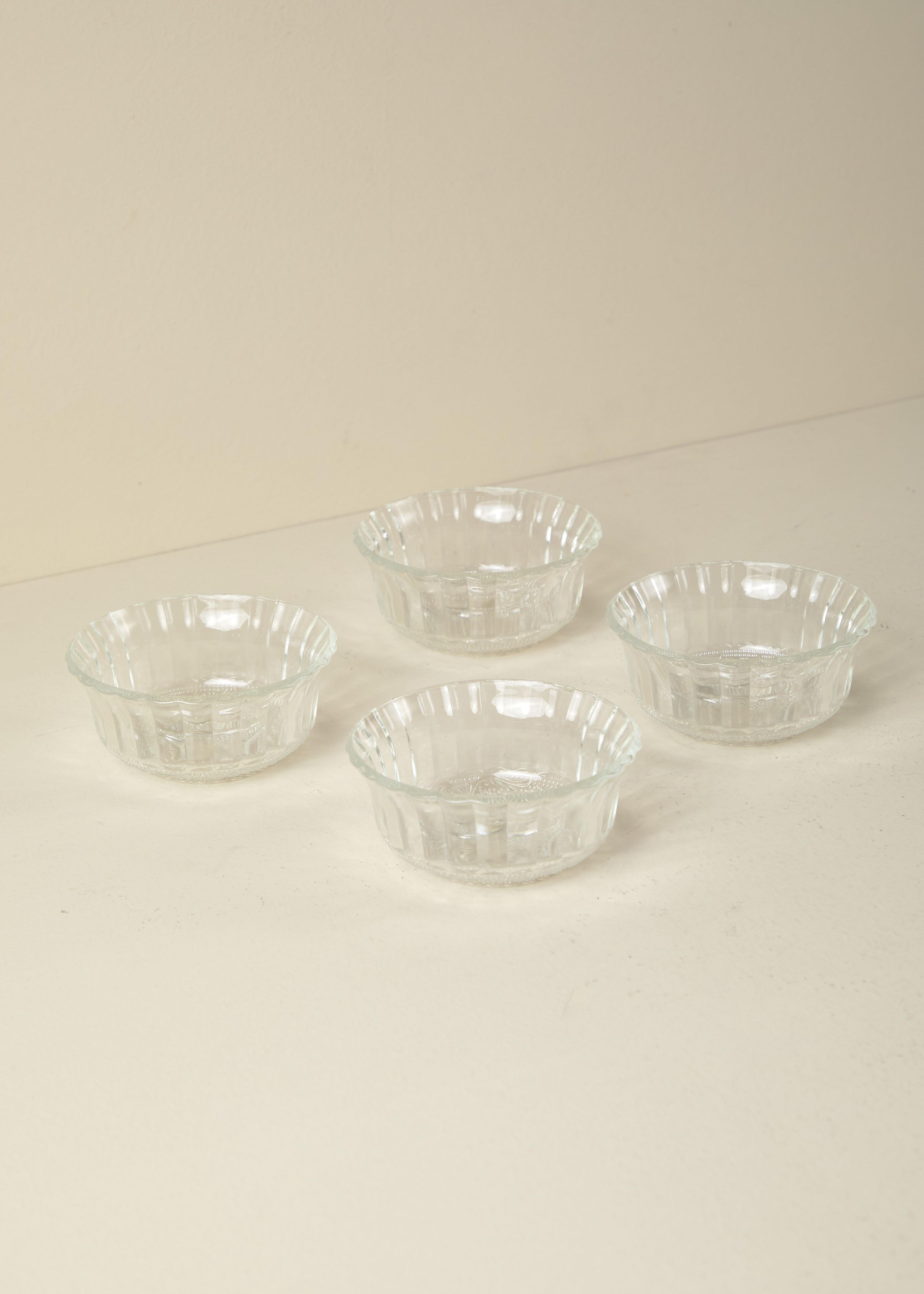 Set 4 Bowl 11 cm Clear-0