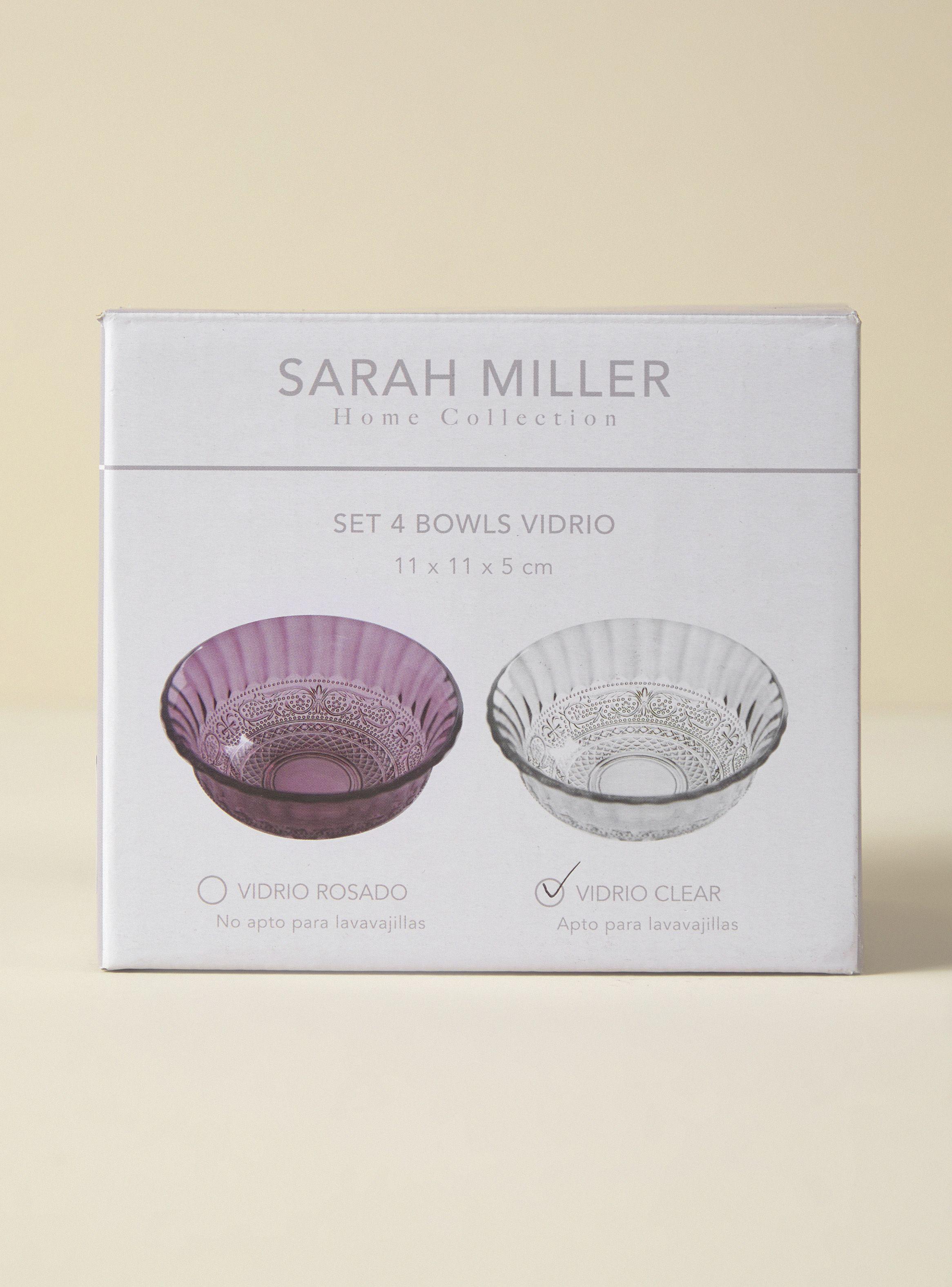 Set 4 Bowl 11 cm Clear-3
