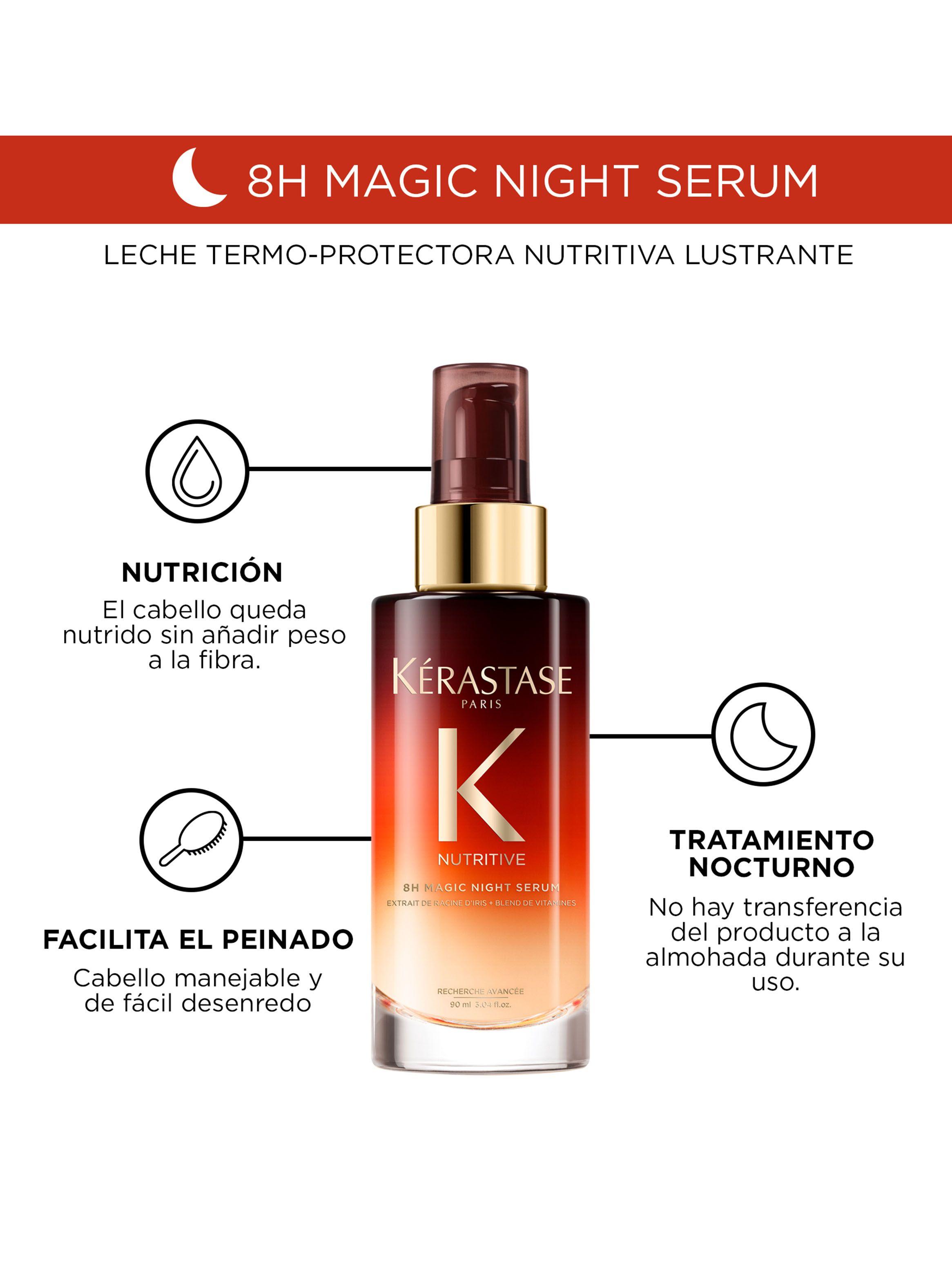 Serum Nocturno Nutrición Cabello Seco 8H Night Repair Nutritive 90ml-3