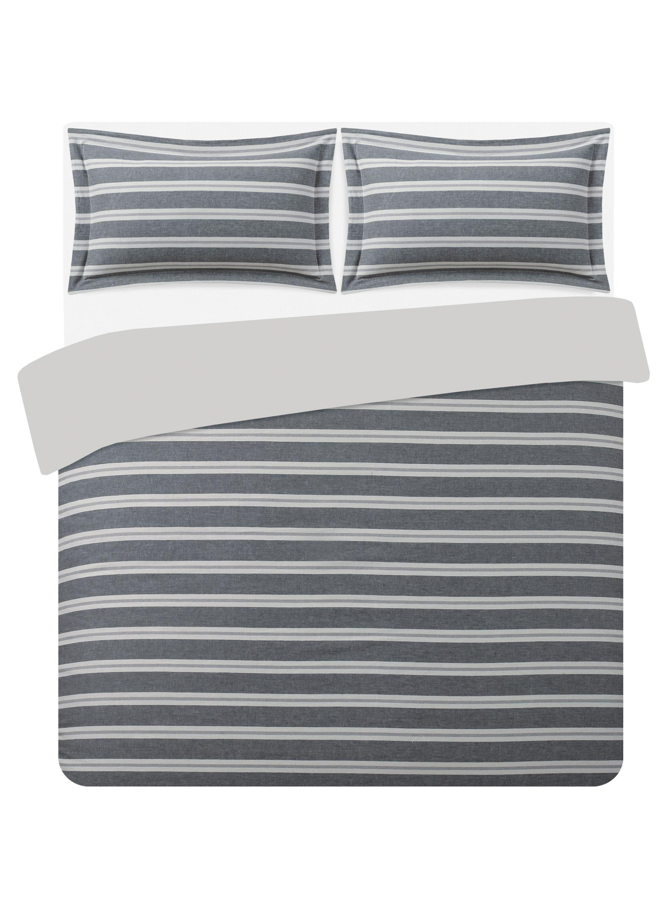 Funda Alaniz Home de Plumón Lino Súper King Stripes-3