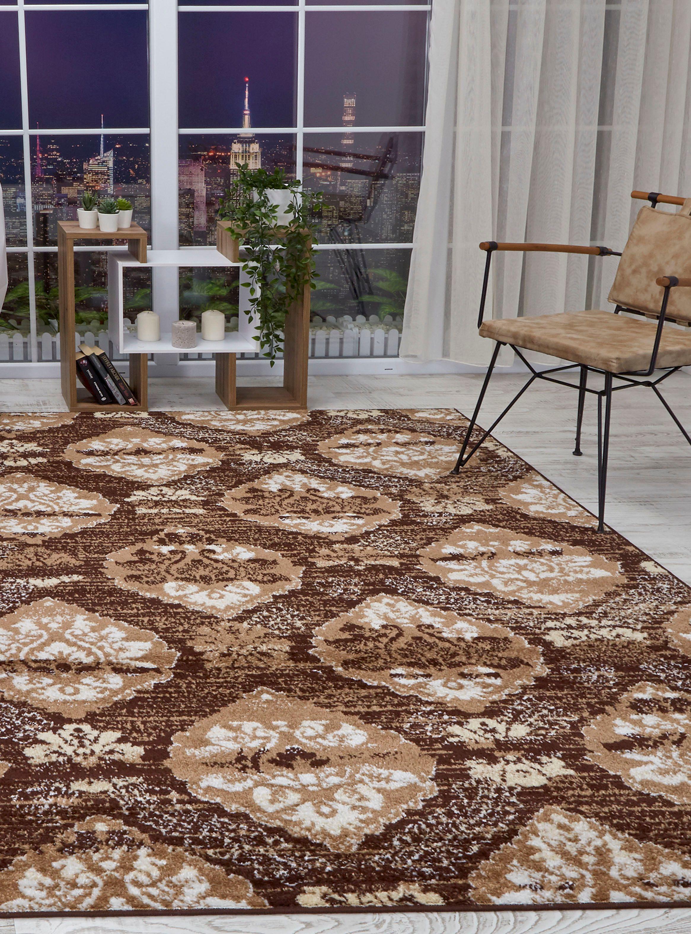 Alfombra Living-Comedor Siesta 160 x 230 cm Café-2