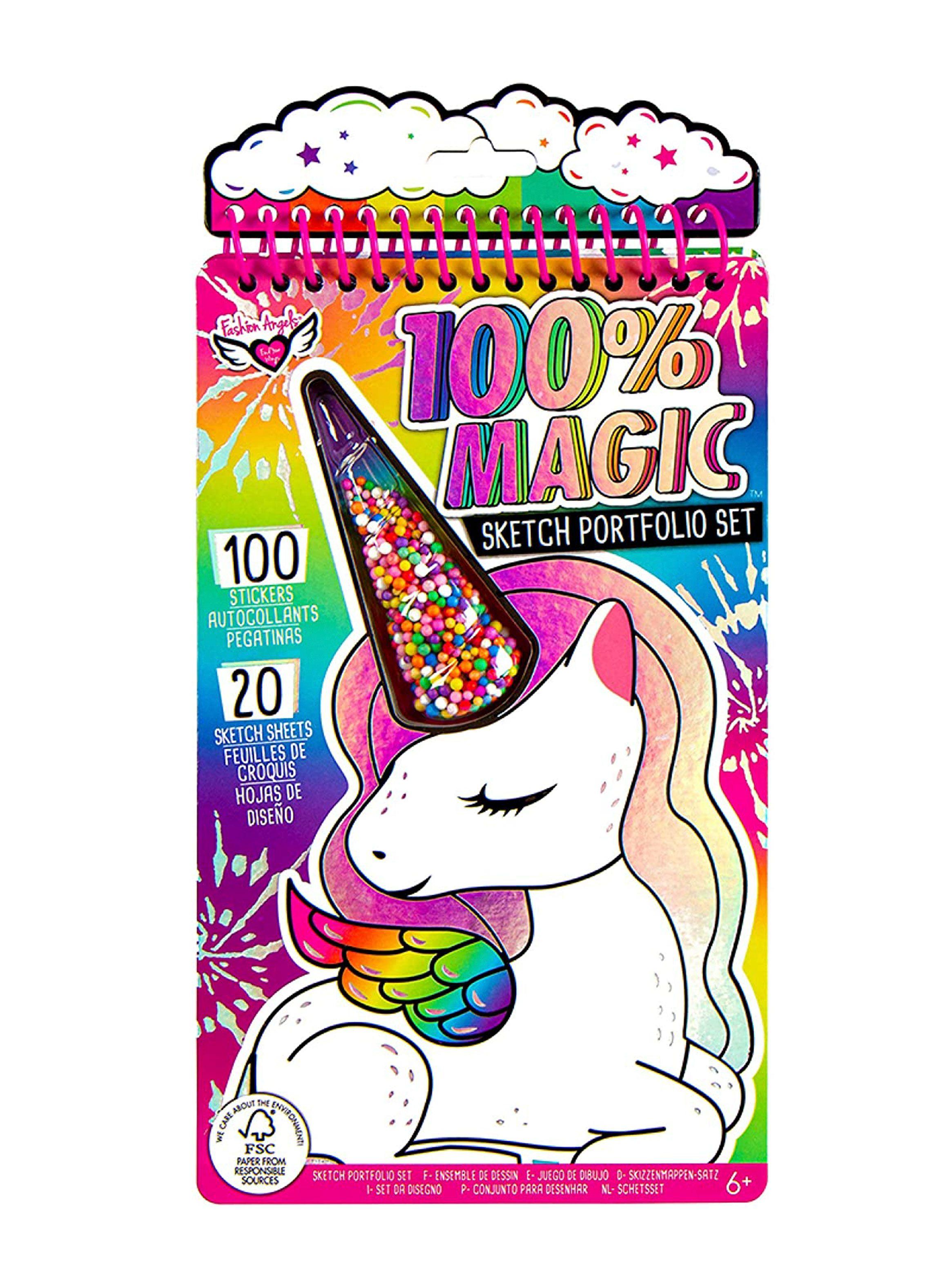 Portafolio Compacto Fantasía de Unicornios Fashion Angels-0