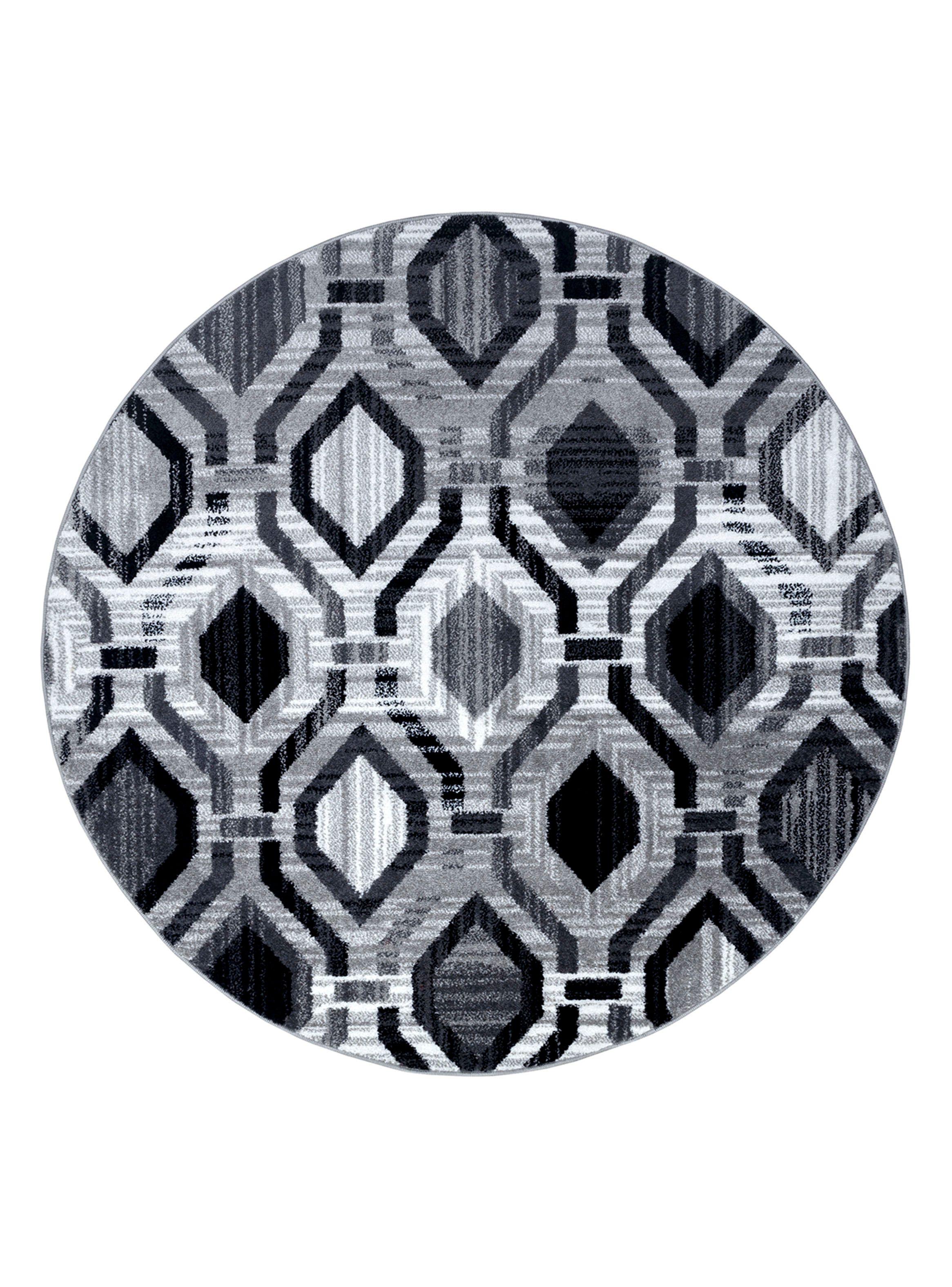 Alfombra Redonda Elite 160 x 160 x 160 cm Gris-0