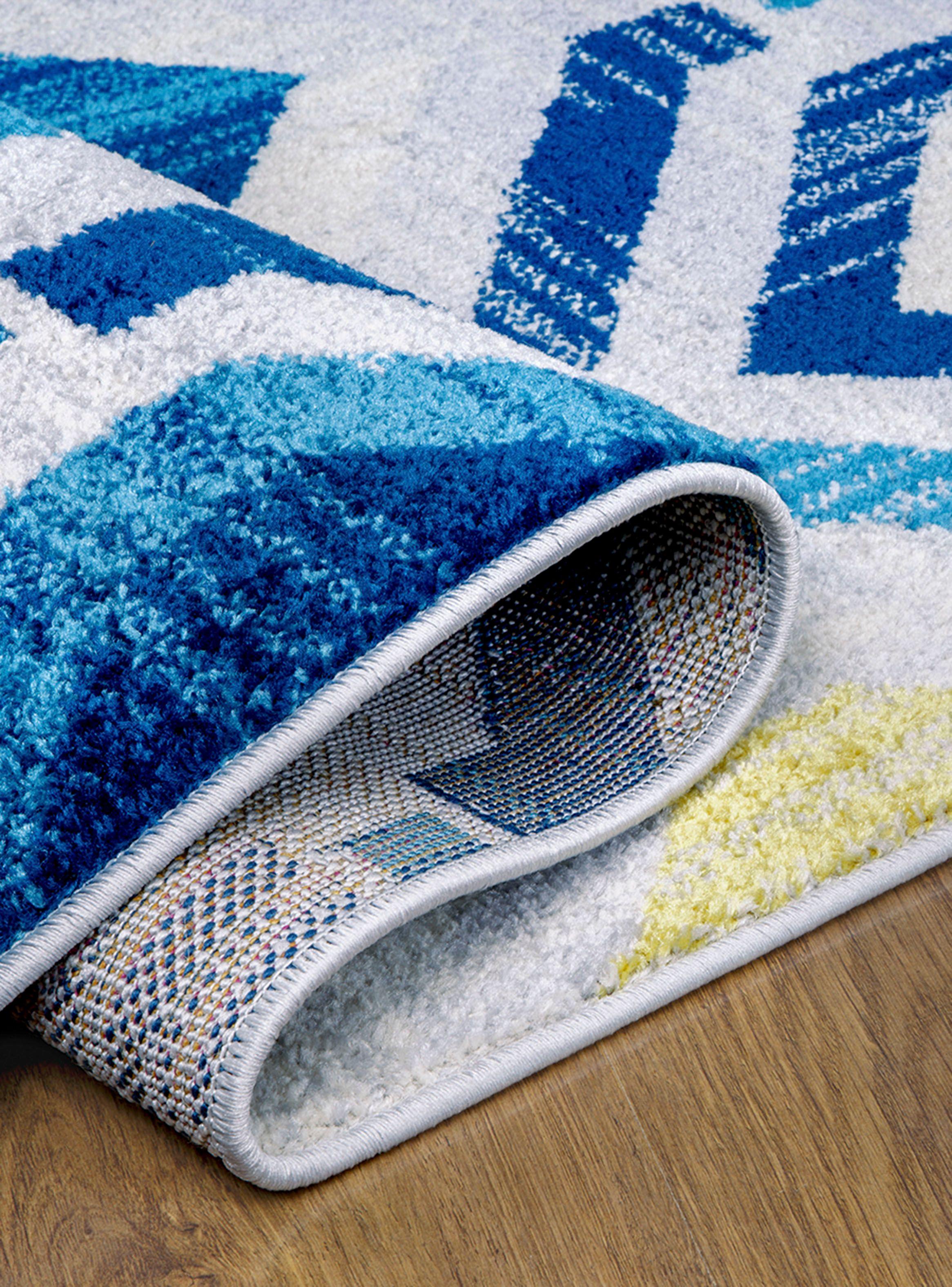 Alfombra Redonda Elite 160 x 160 x 160 cm Turquesa-1