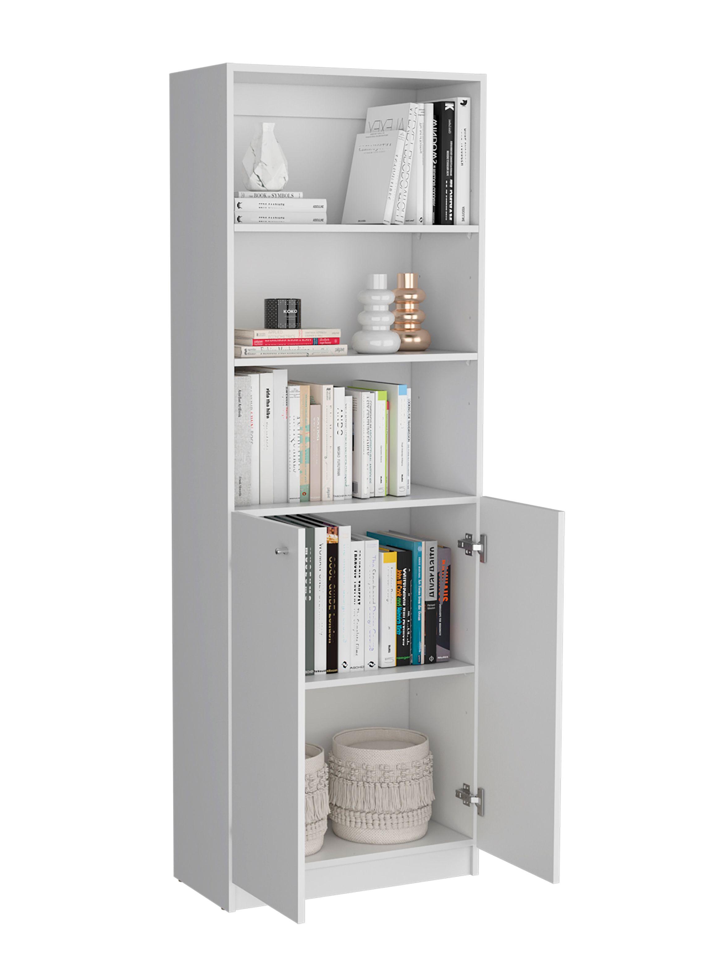 Combo Home Estante 45 cm + Estante 2 Puertas + Estante 4R-4