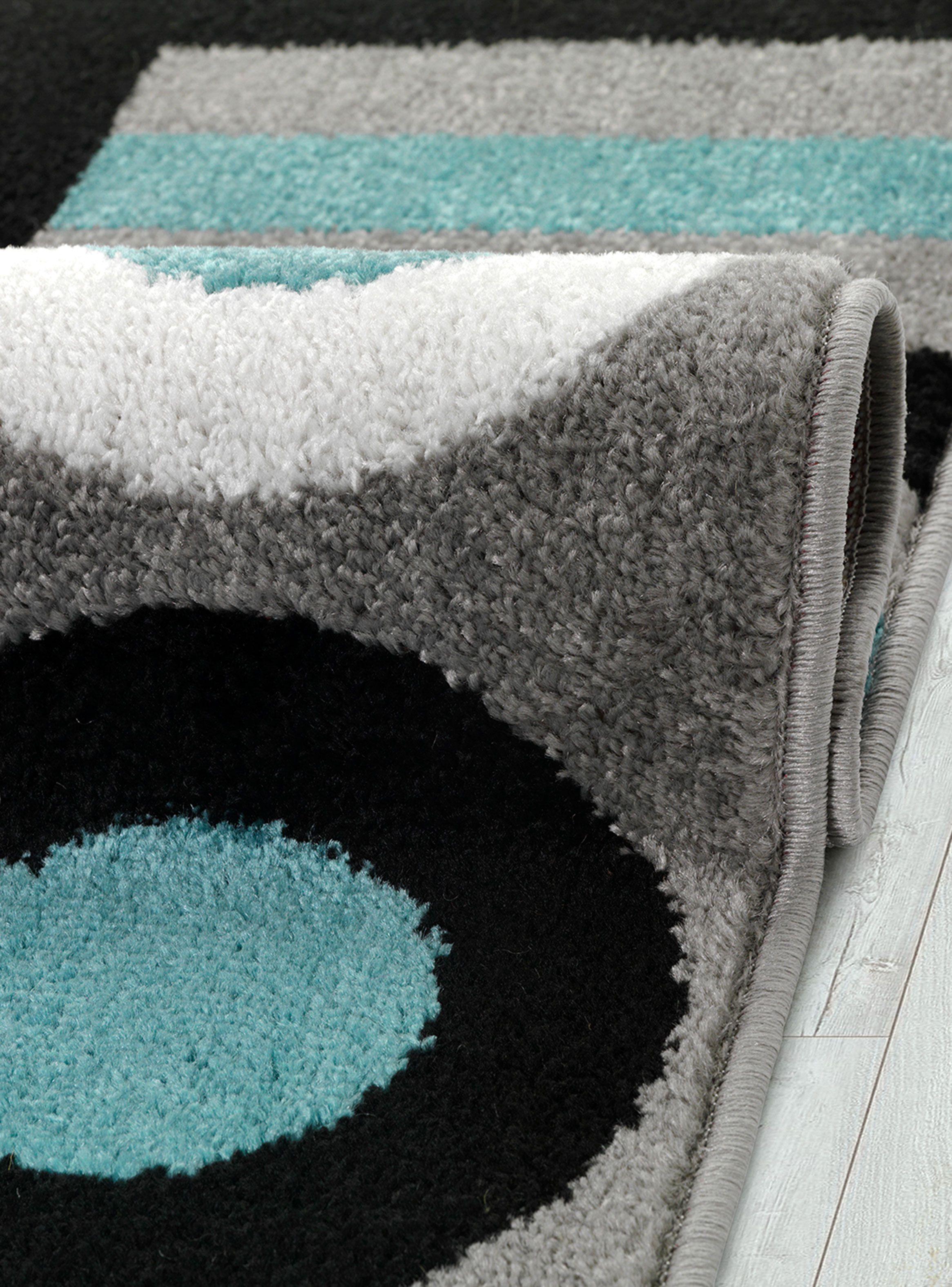 Alfombra Florida 120x180 cm Azul D2-1